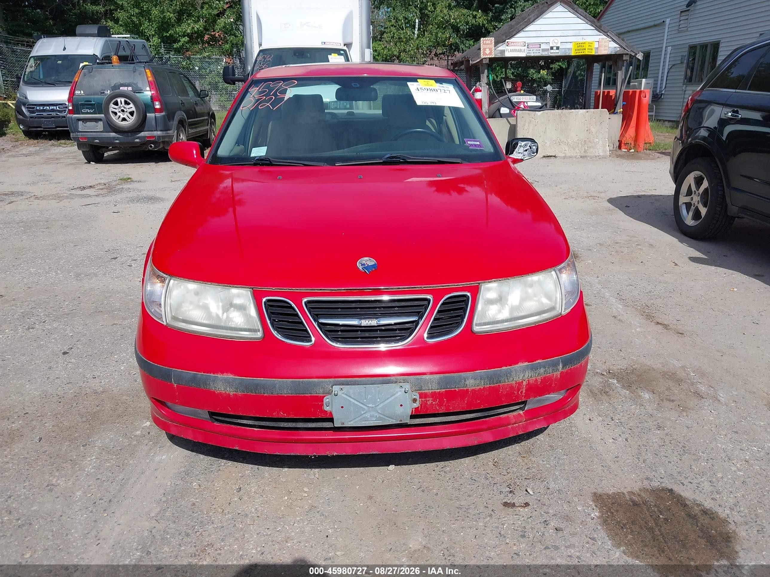 2005 Saab 9-5 Arc Red vin: YS3ED49A253504867