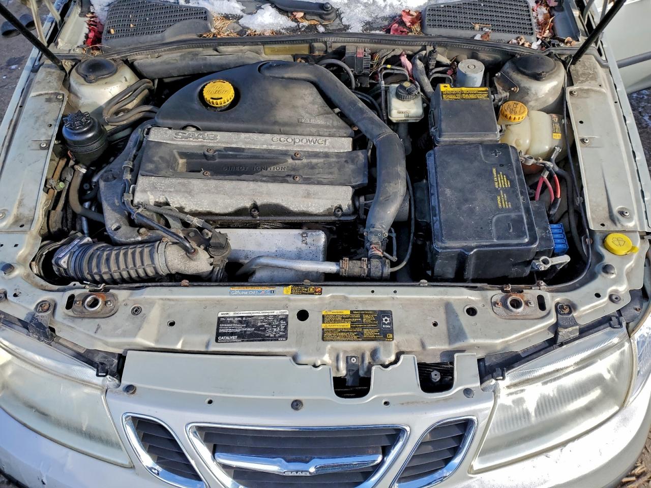 2005 Saab 9-5 Arc Silver vin: YS3ED49A753530008