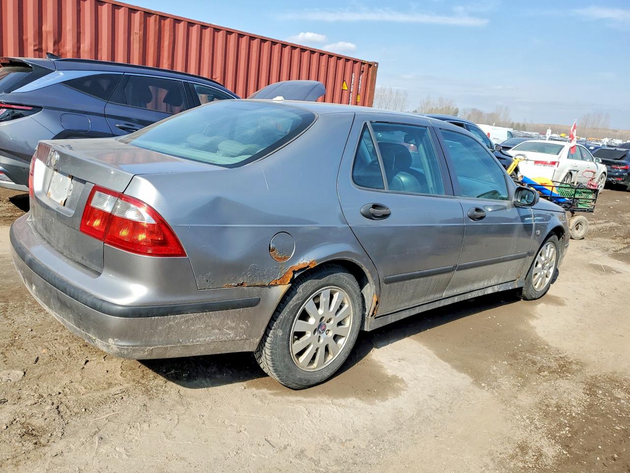 2005 Saab 9-5 Arc Silver vin: YS3ED49A853531233