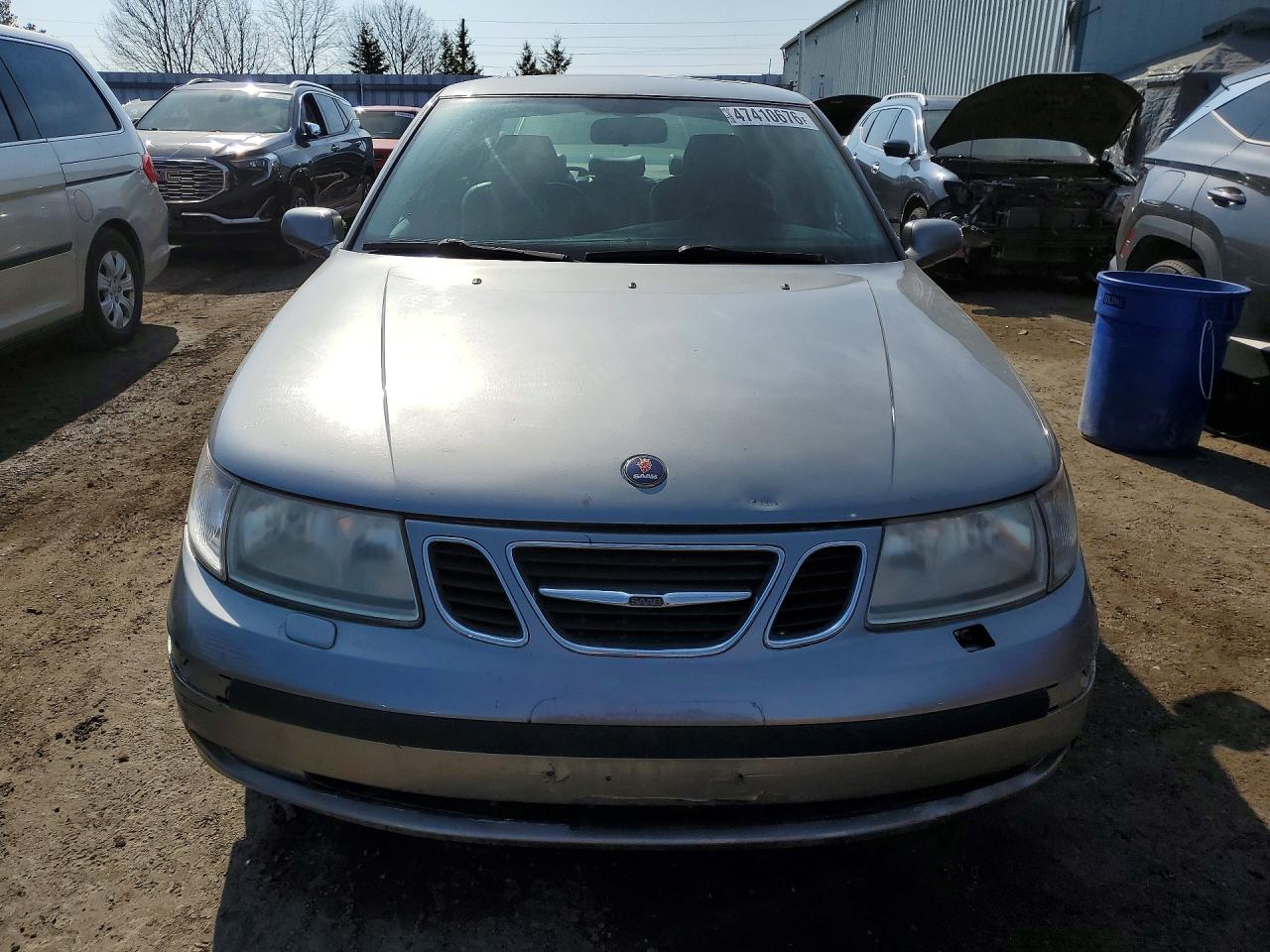 2005 Saab 9-5 Arc Silver vin: YS3ED49A853531233