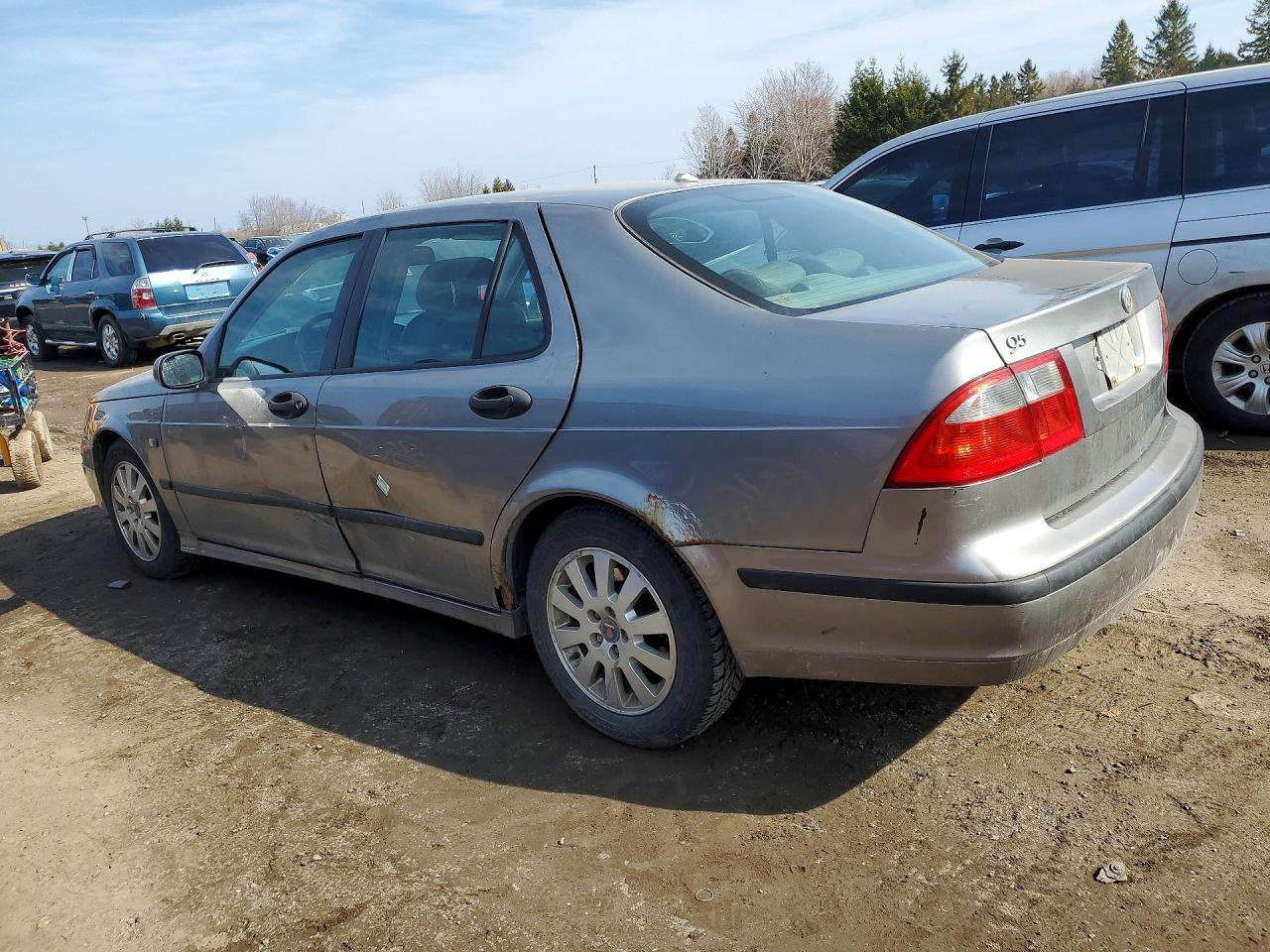 2005 Saab 9-5 Arc Silver vin: YS3ED49A853531233