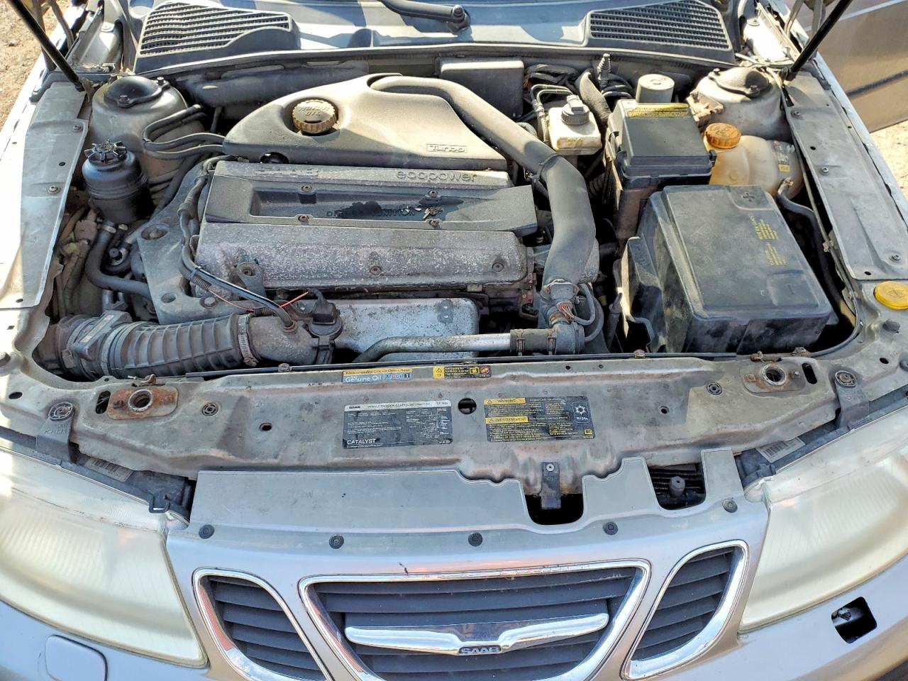 2005 Saab 9-5 Arc Silver vin: YS3ED49A853531233