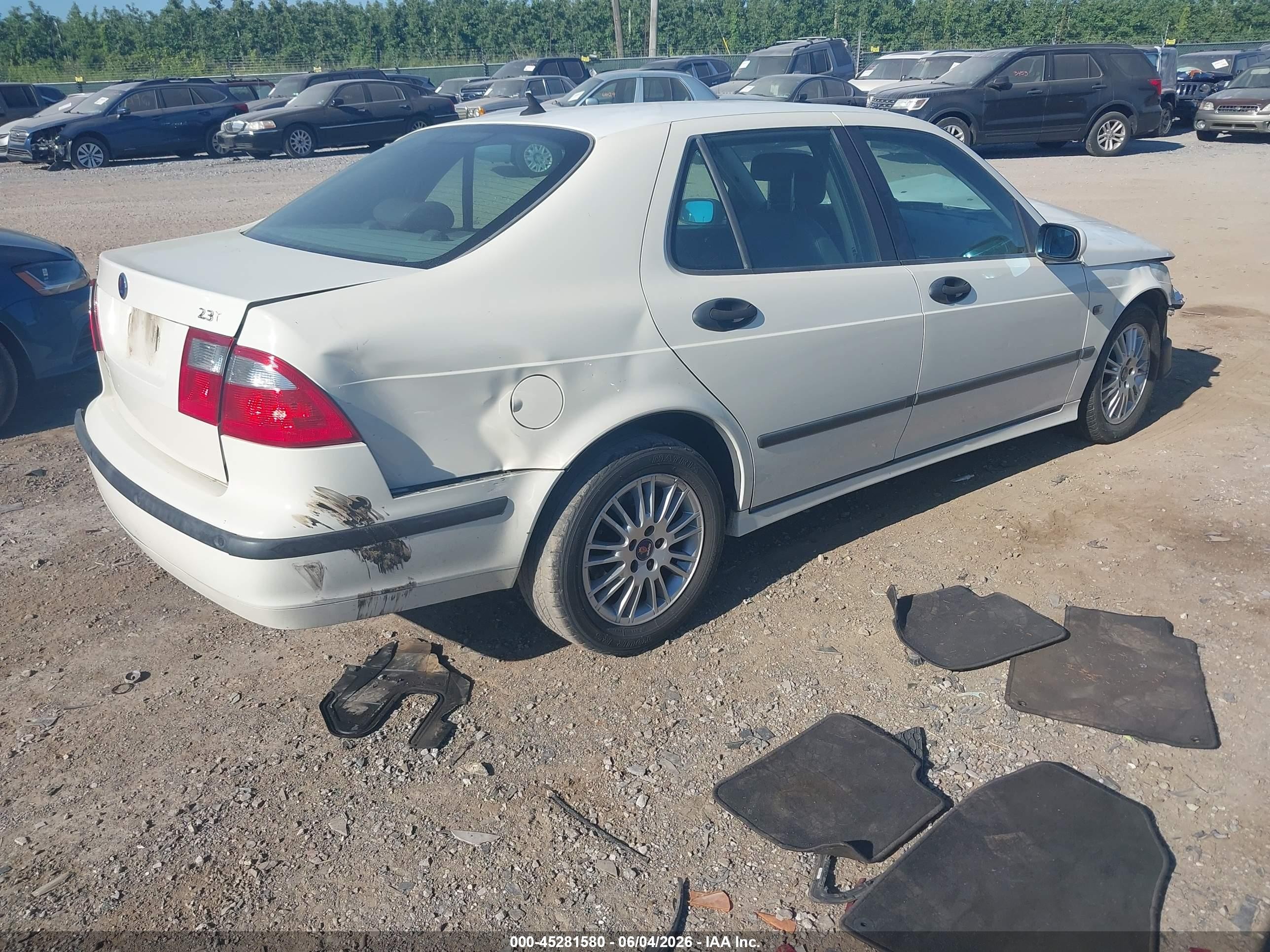 2005 Saab 9-5 Arc Белый vin: YS3ED49A953531824