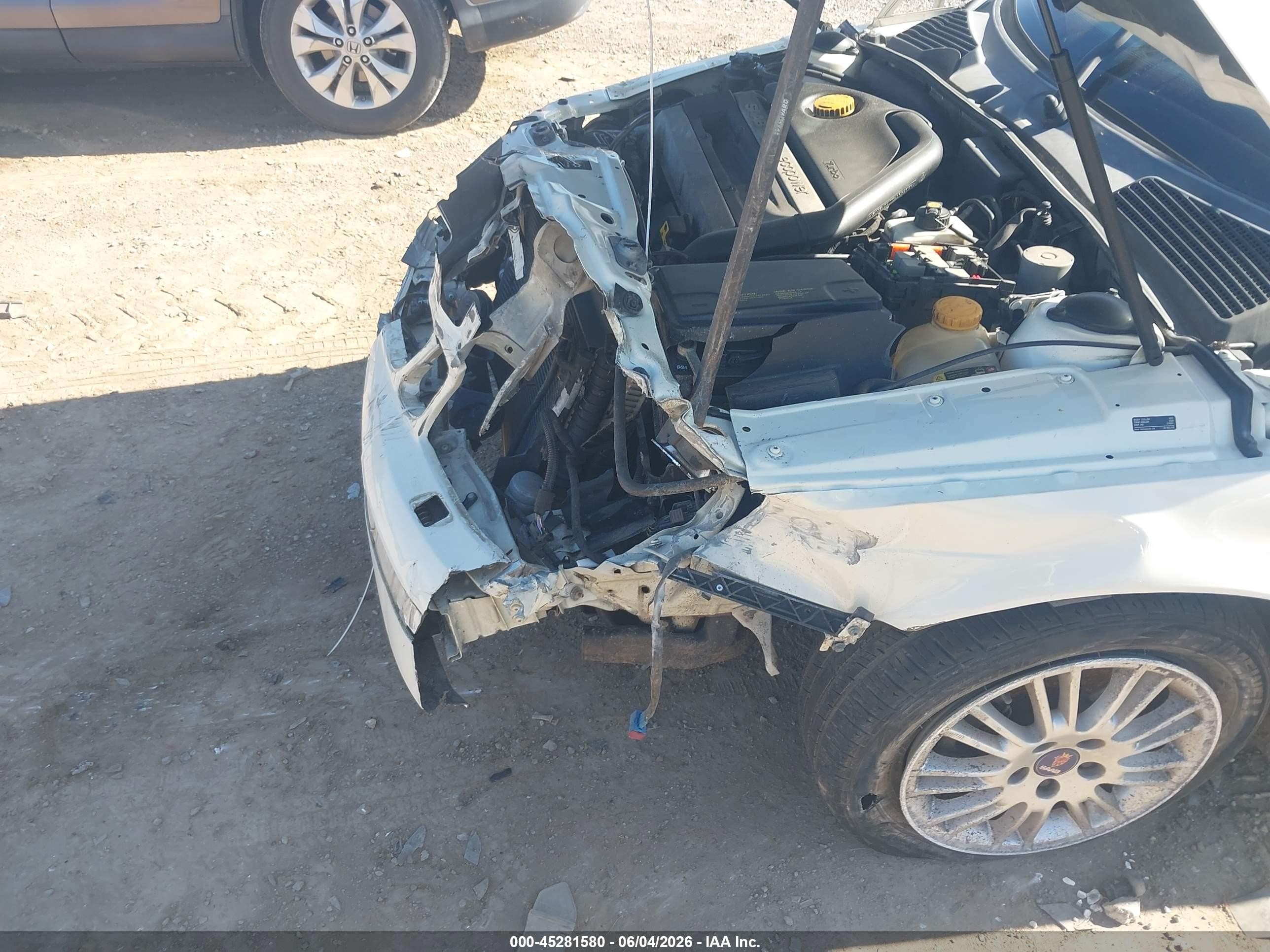 2005 Saab 9-5 Arc Белый vin: YS3ED49A953531824