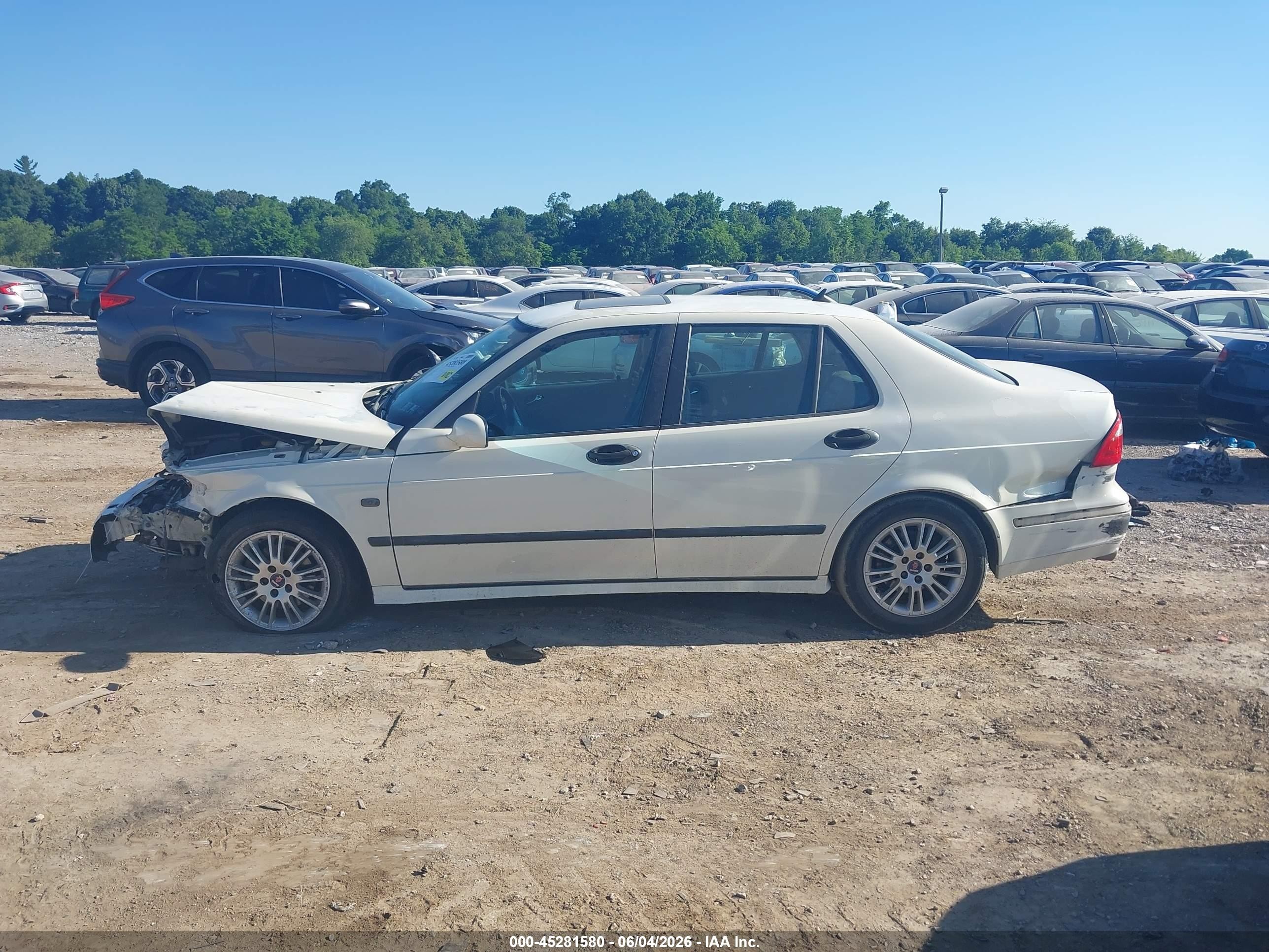 2005 Saab 9-5 Arc Белый vin: YS3ED49A953531824