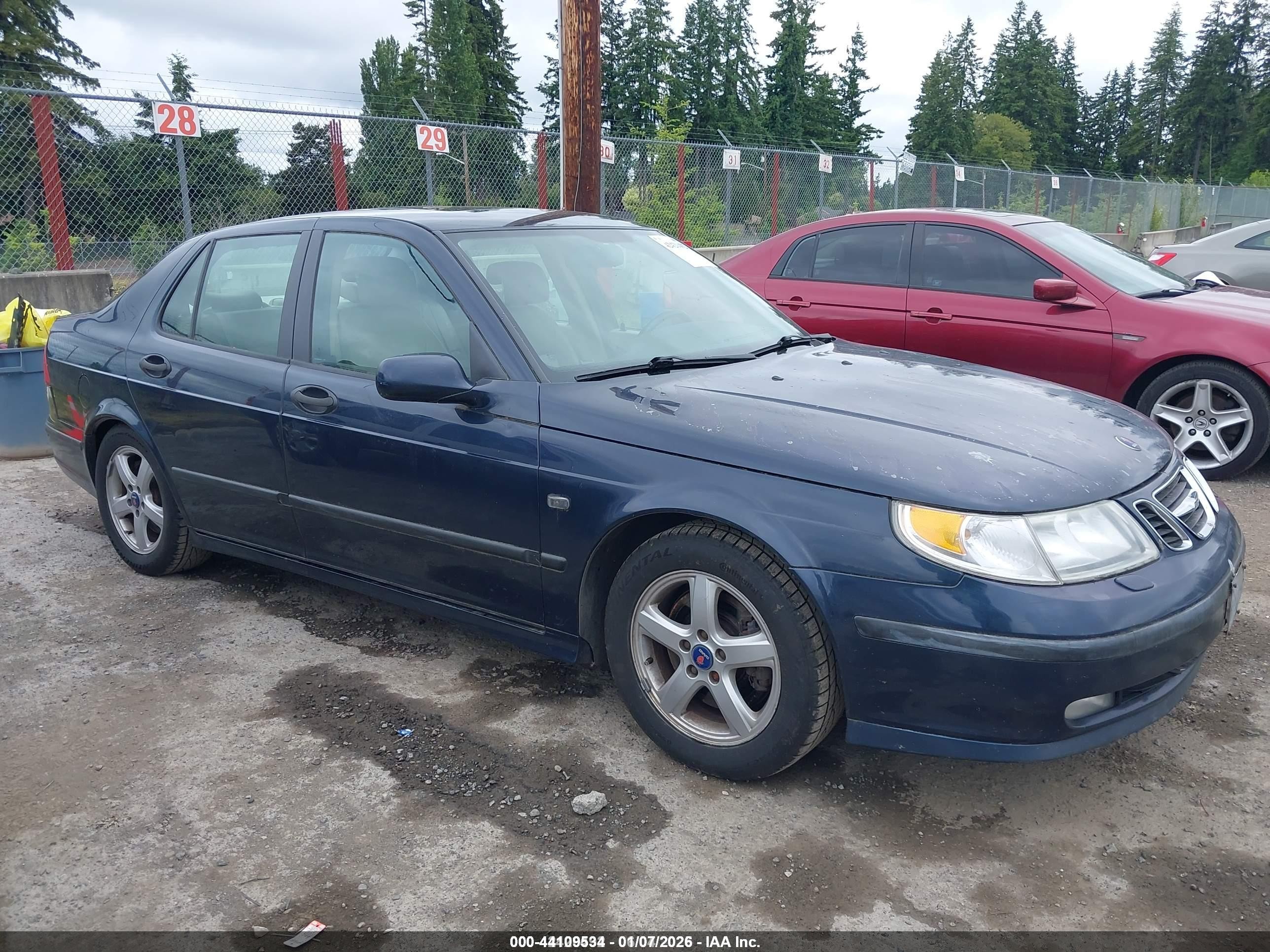 2004 Saab 9-5 Arc Blue vin: YS3ED49AX43015194