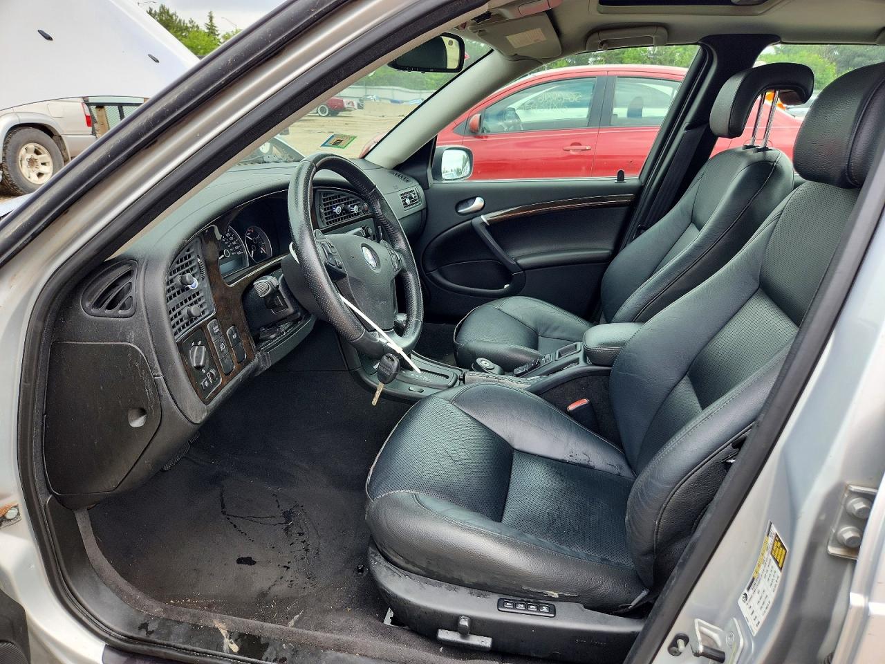 2006 Saab 9-5 Base Silver vin: YS3ED49G063505523