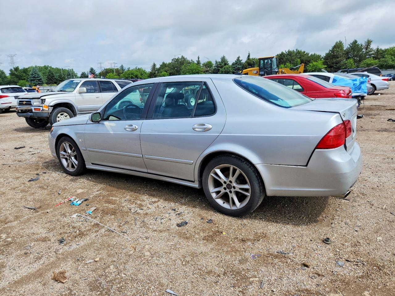 2006 Saab 9-5 Base Silver vin: YS3ED49G063505523