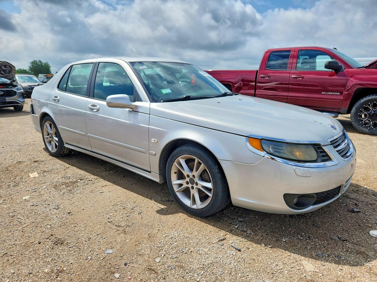 2006 Saab 9-5 Base Silver vin: YS3ED49G063505523