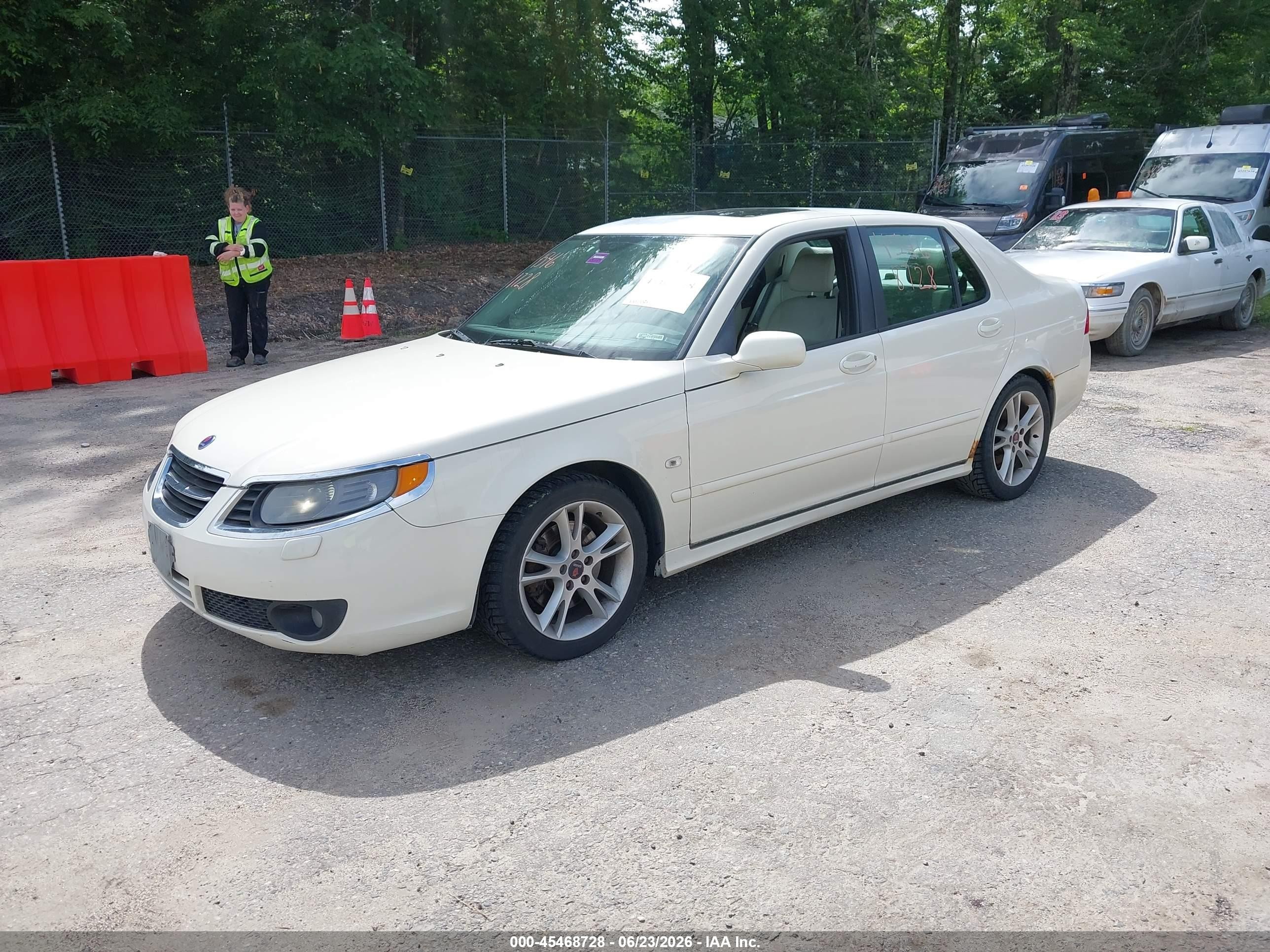 2006 Saab 9-5 2.3t Cream vin: YS3ED49G063524301