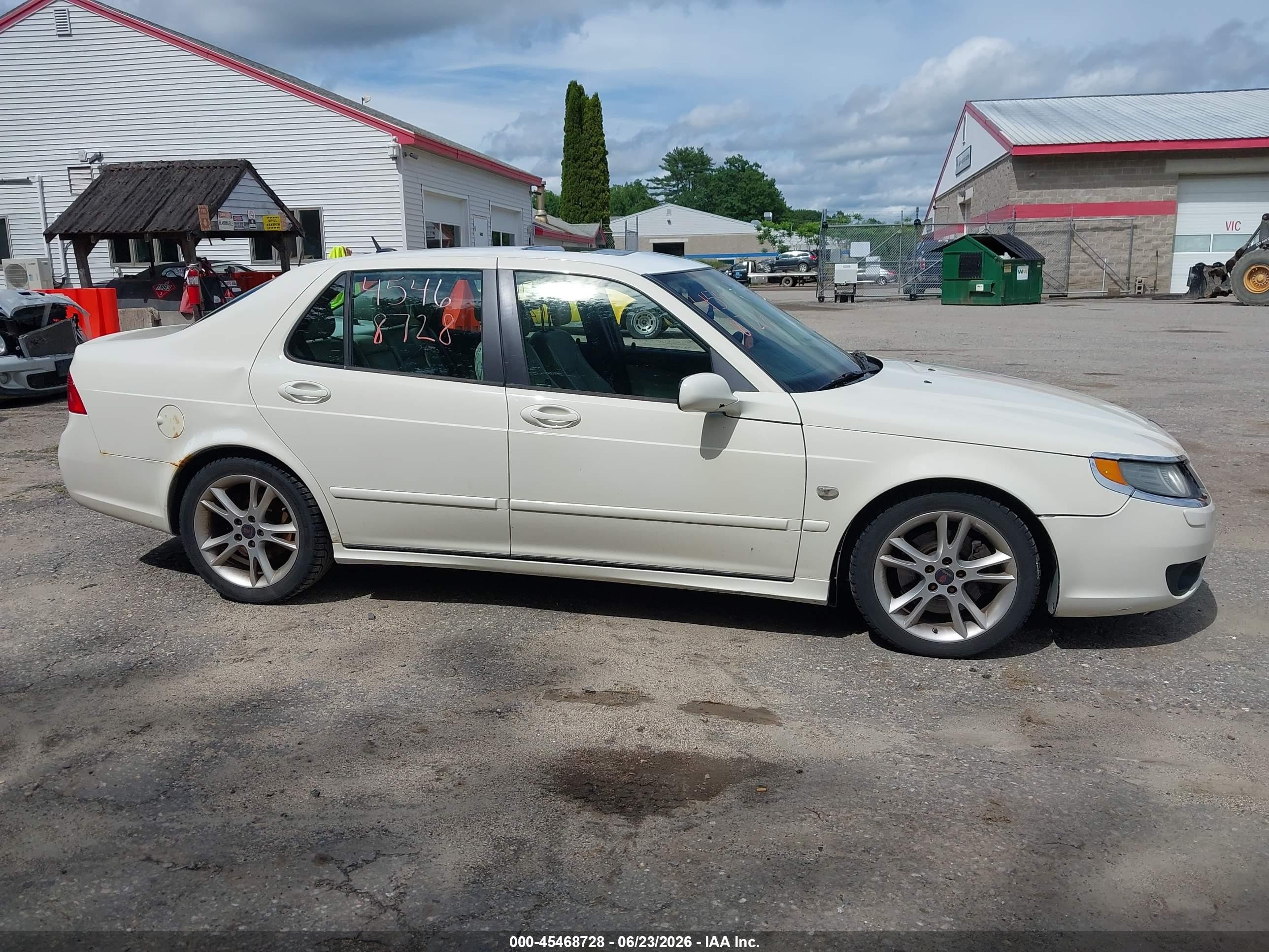 2006 Saab 9-5 2.3t Cream vin: YS3ED49G063524301