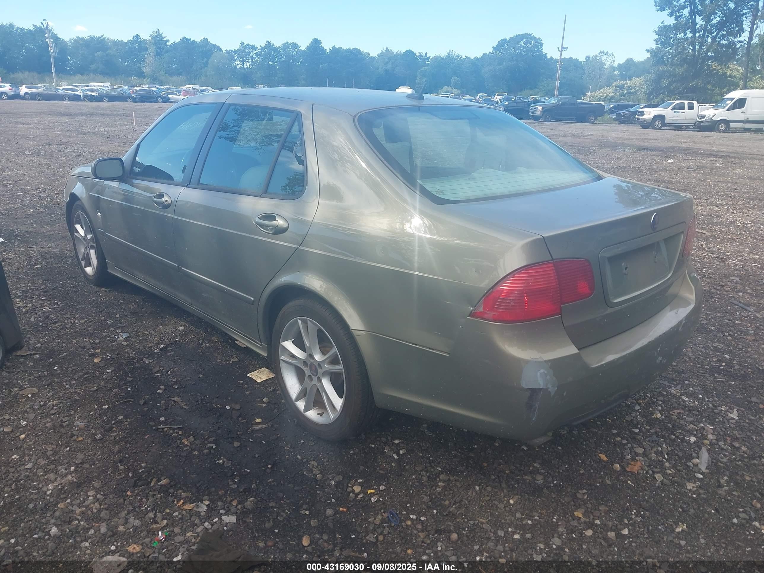 2008 Saab 9-5 2.3t Зеленый vin: YS3ED49G183507736