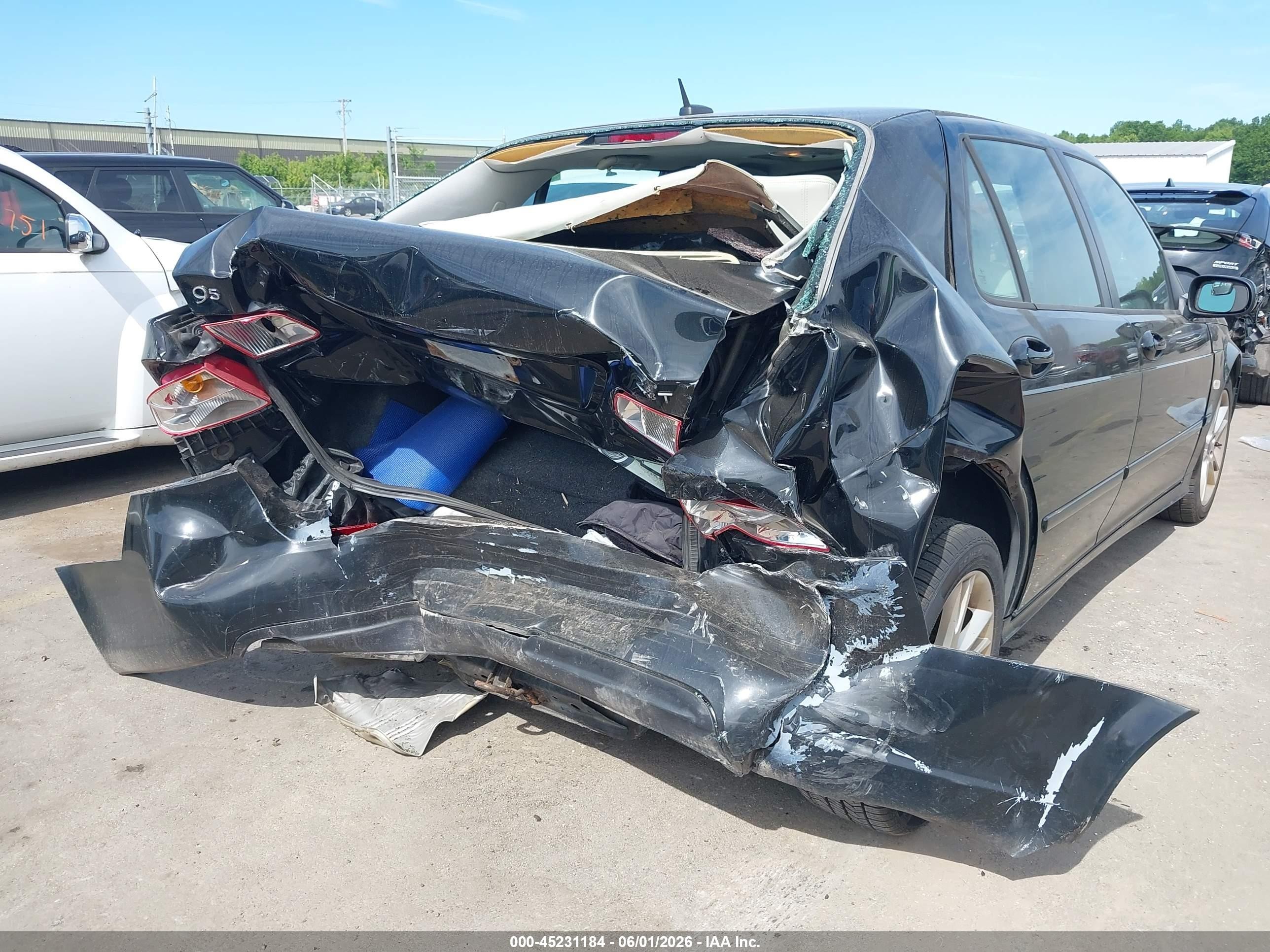 2009 Saab 9-5 2.3t Черный vin: YS3ED49G193502943