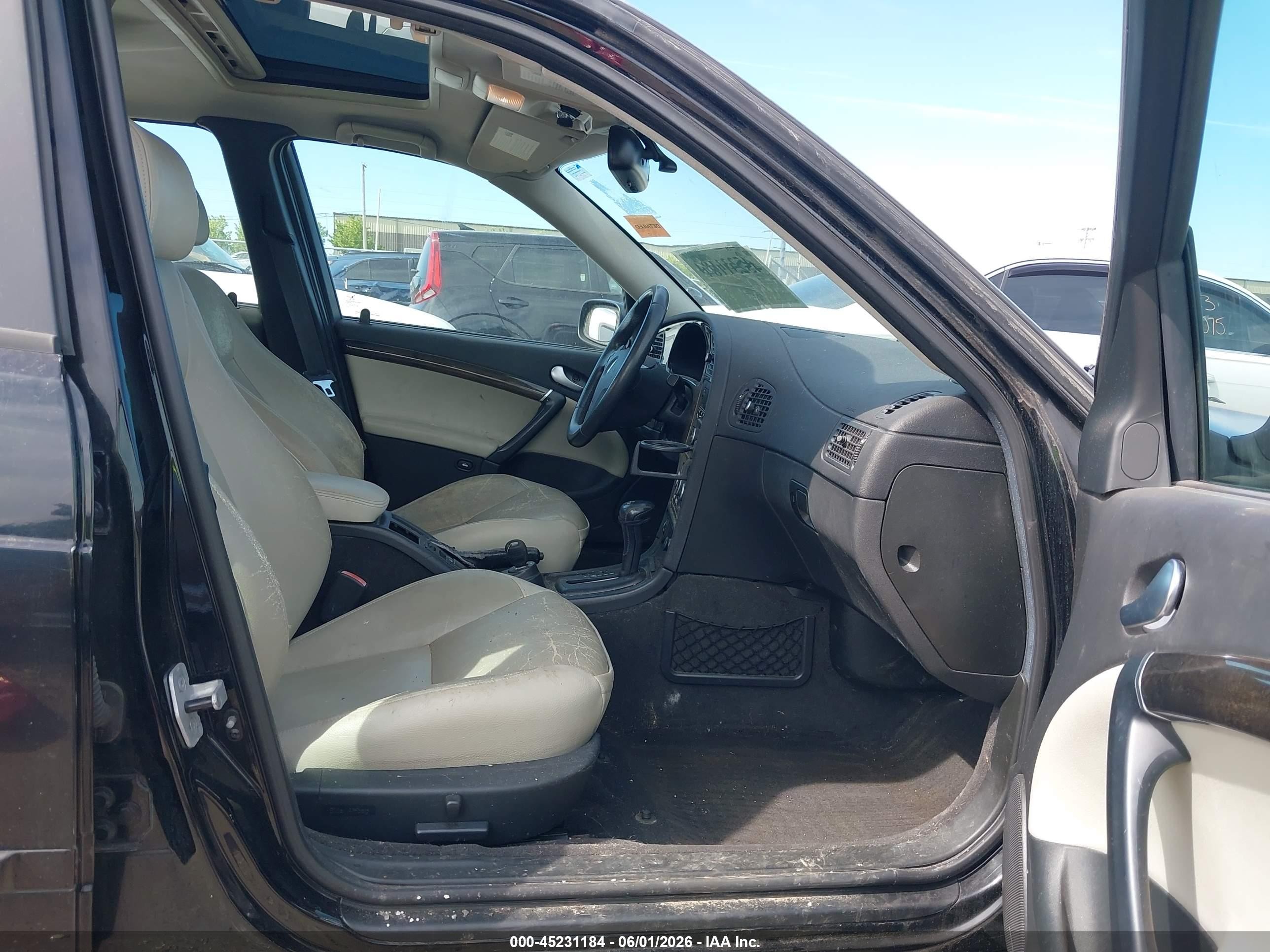 2009 Saab 9-5 2.3t Черный vin: YS3ED49G193502943