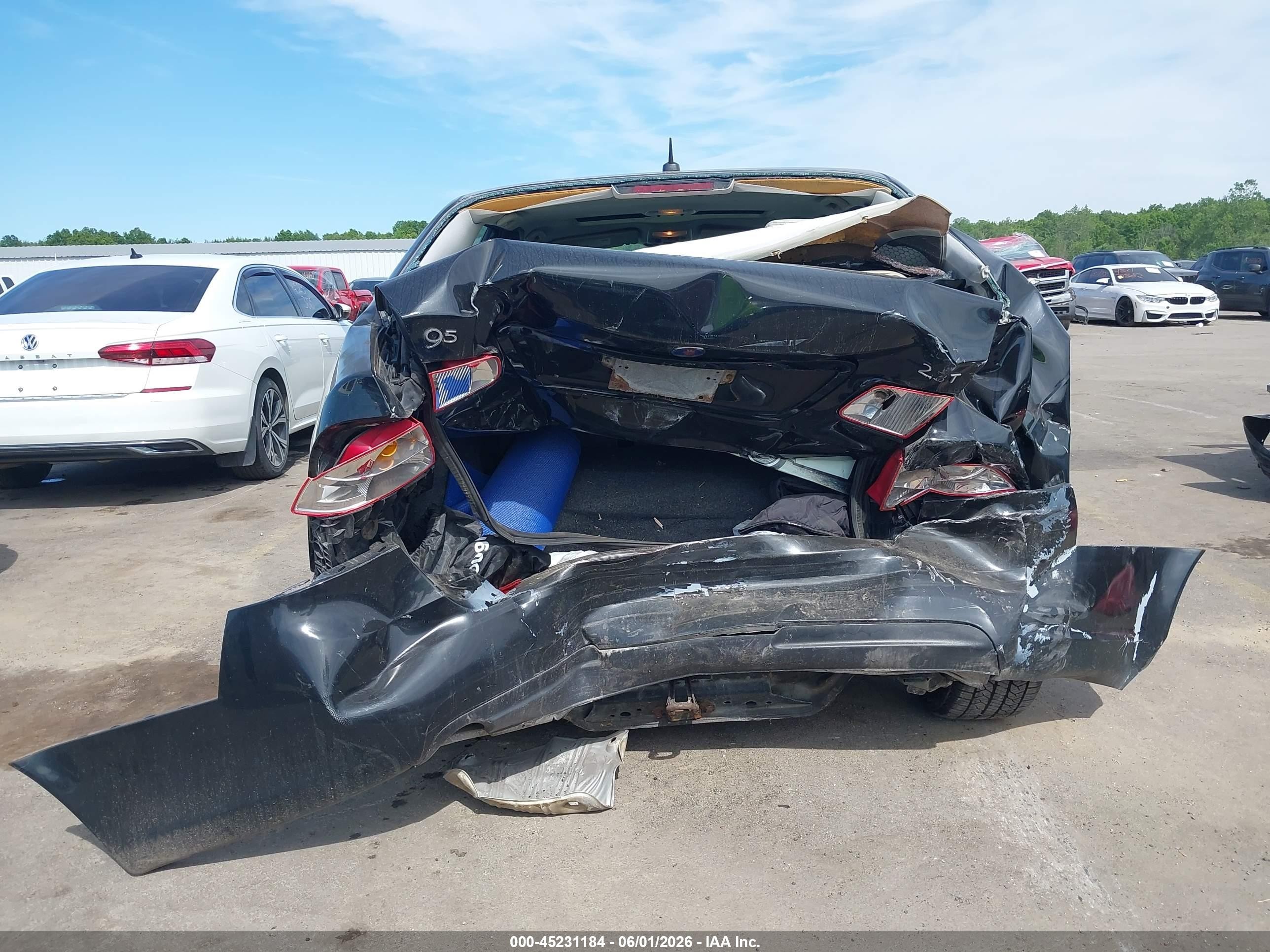 2009 Saab 9-5 2.3t Черный vin: YS3ED49G193502943