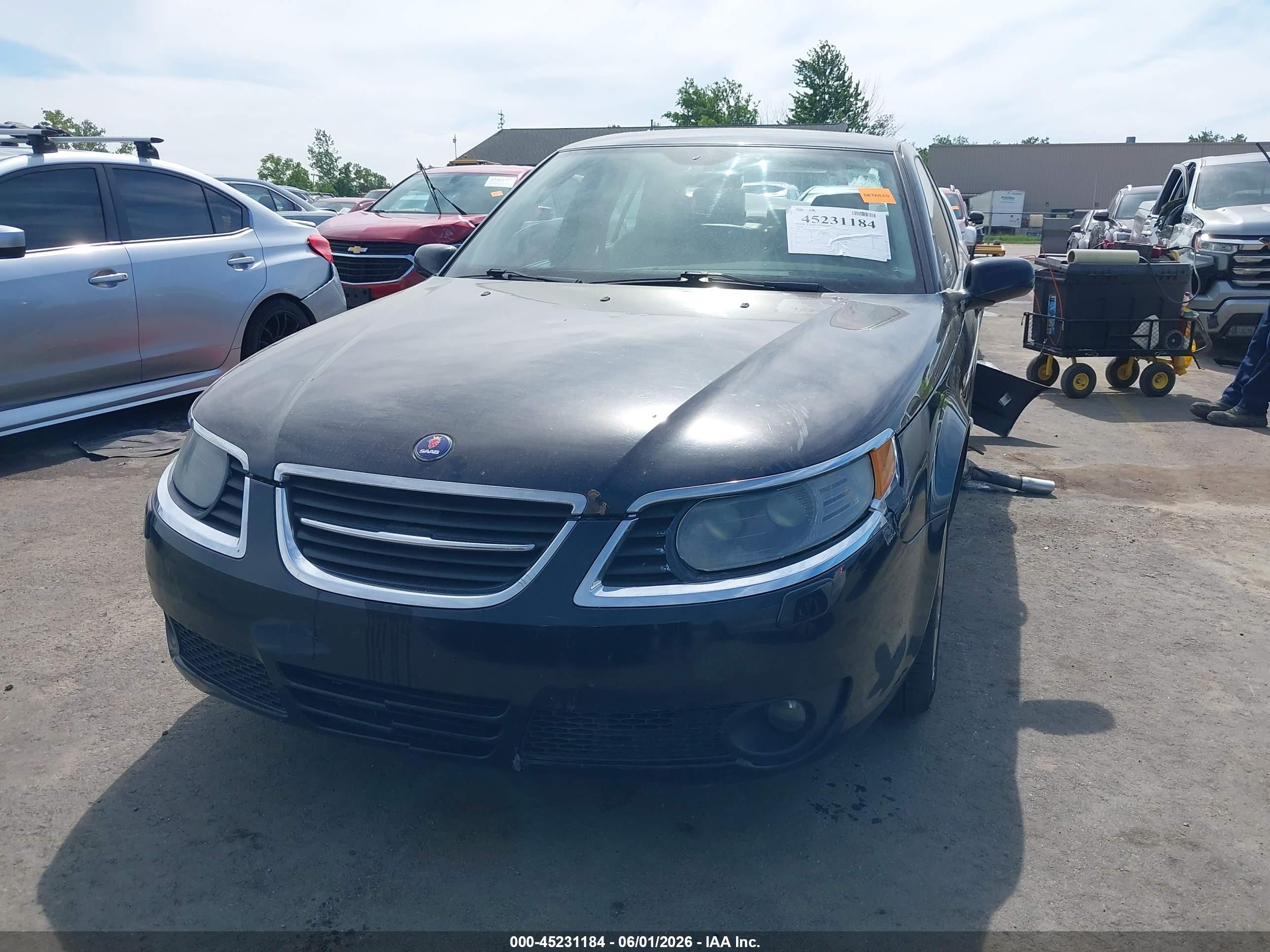 2009 Saab 9-5 2.3t Черный vin: YS3ED49G193502943