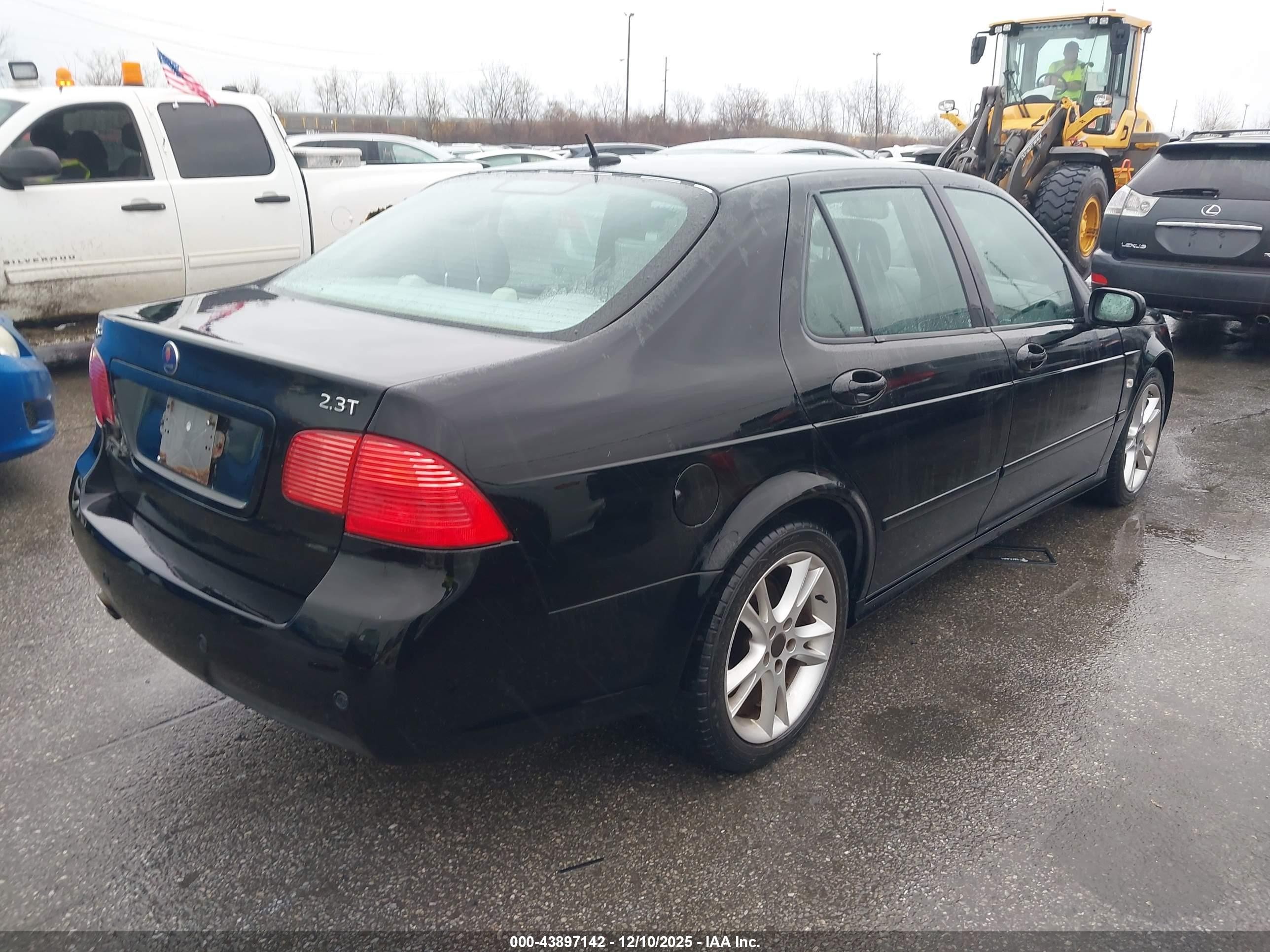 2007 Saab 9-5 2.3t Black vin: YS3ED49G273504522