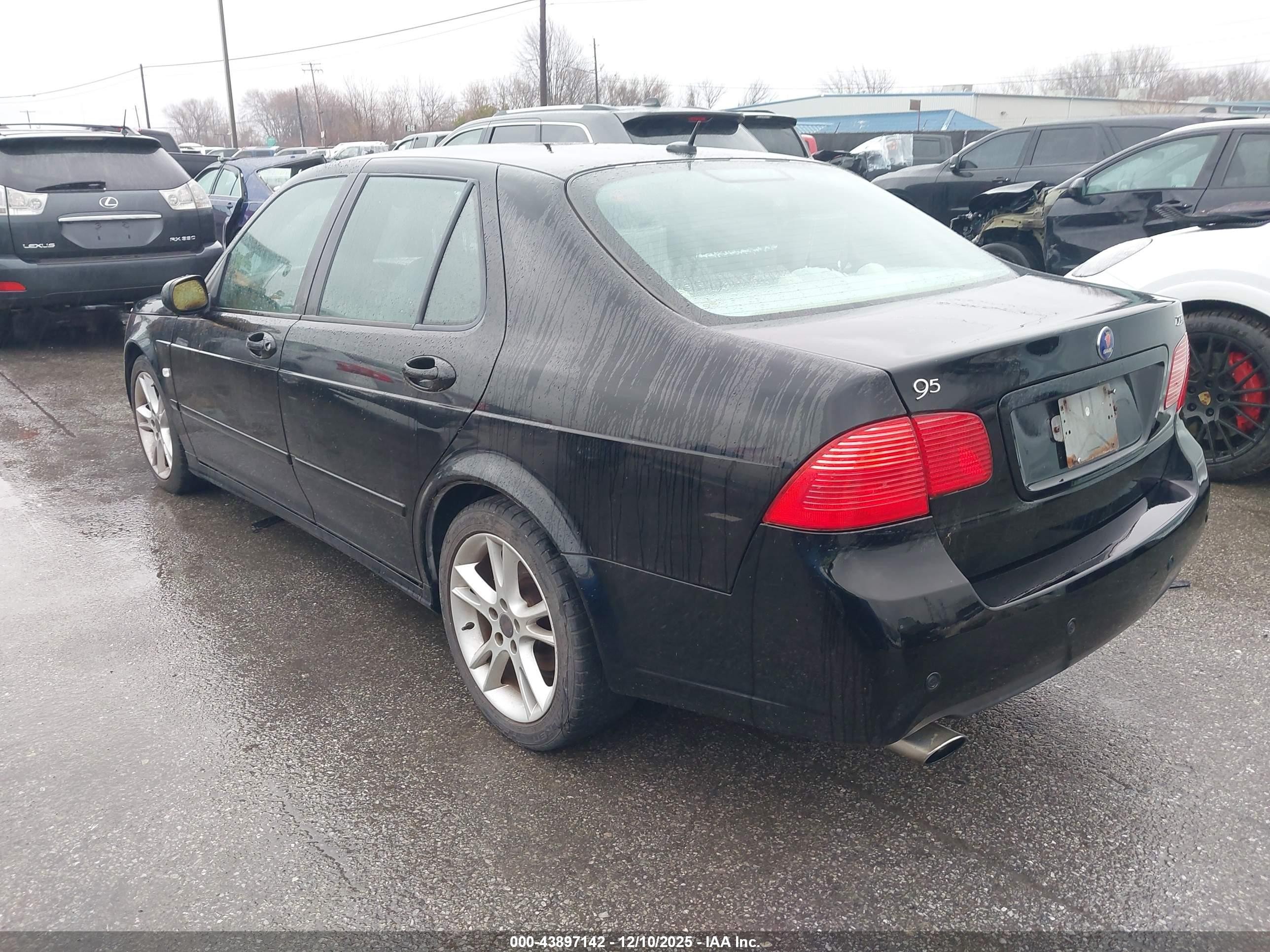 2007 Saab 9-5 2.3t Black vin: YS3ED49G273504522