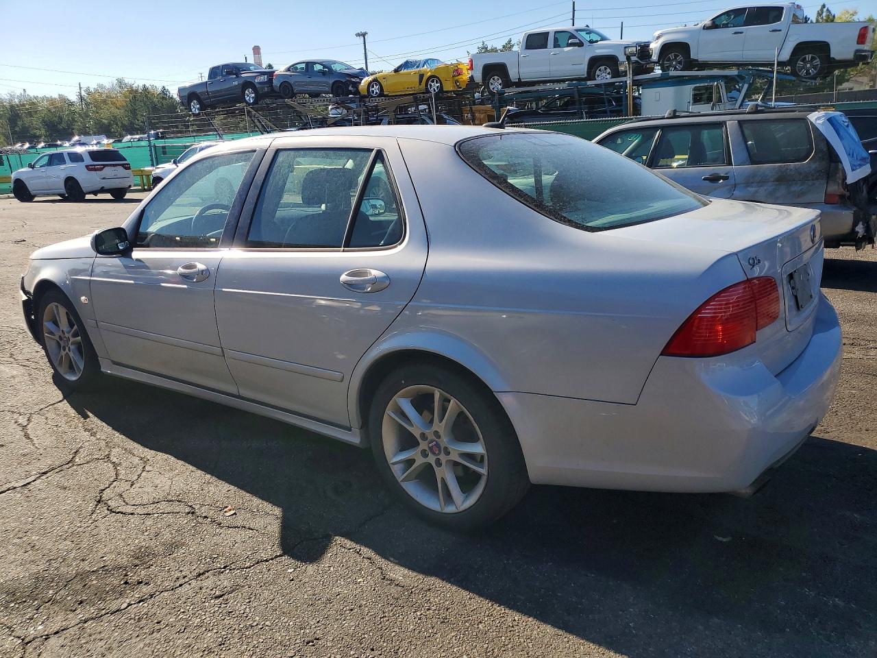2008 Saab 9-5 2.3t Silver vin: YS3ED49G383503848