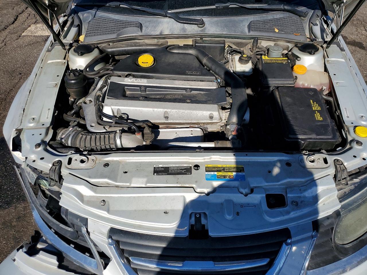 2008 Saab 9-5 2.3t Silver vin: YS3ED49G383503848