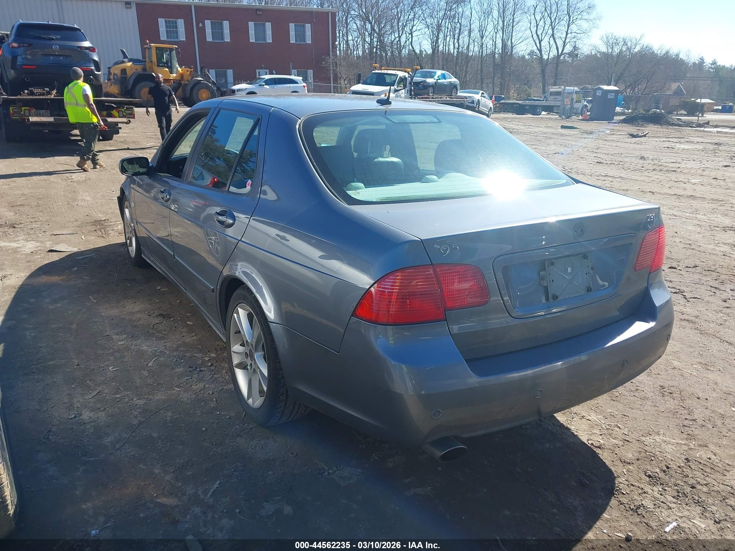 2008 Saab 9-5 2.3t Light Blue vin: YS3ED49G483502000