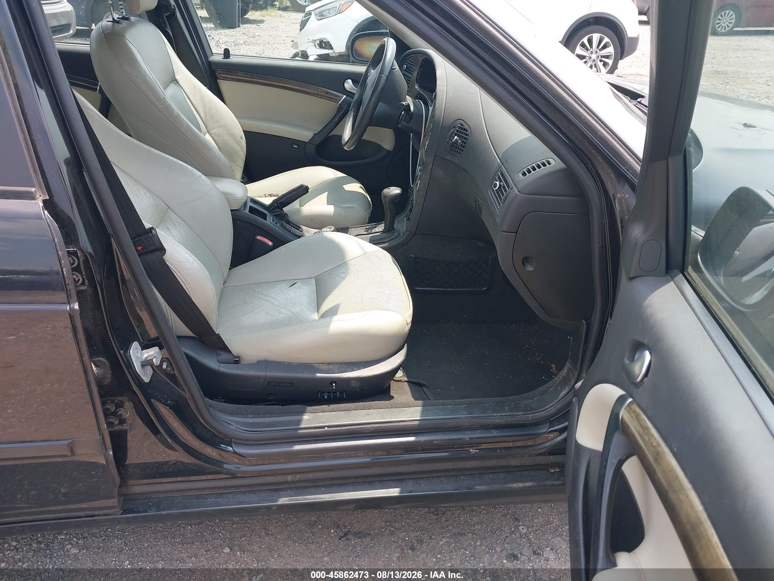 2008 Saab 9-5 2.3t Черный vin: YS3ED49G583509067