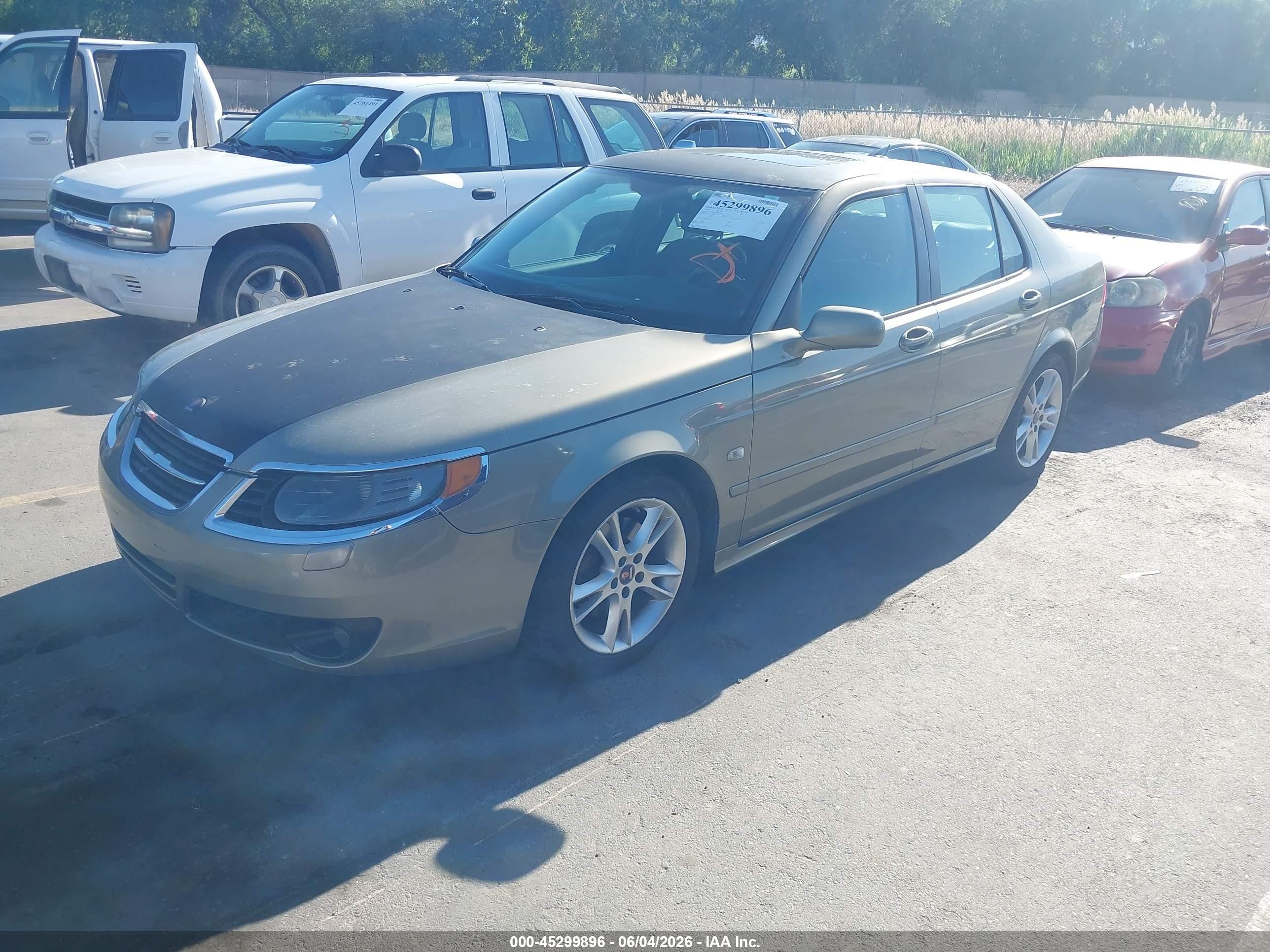 2008 Saab 9-5 2.3t Зеленый vin: YS3ED49GX83500042