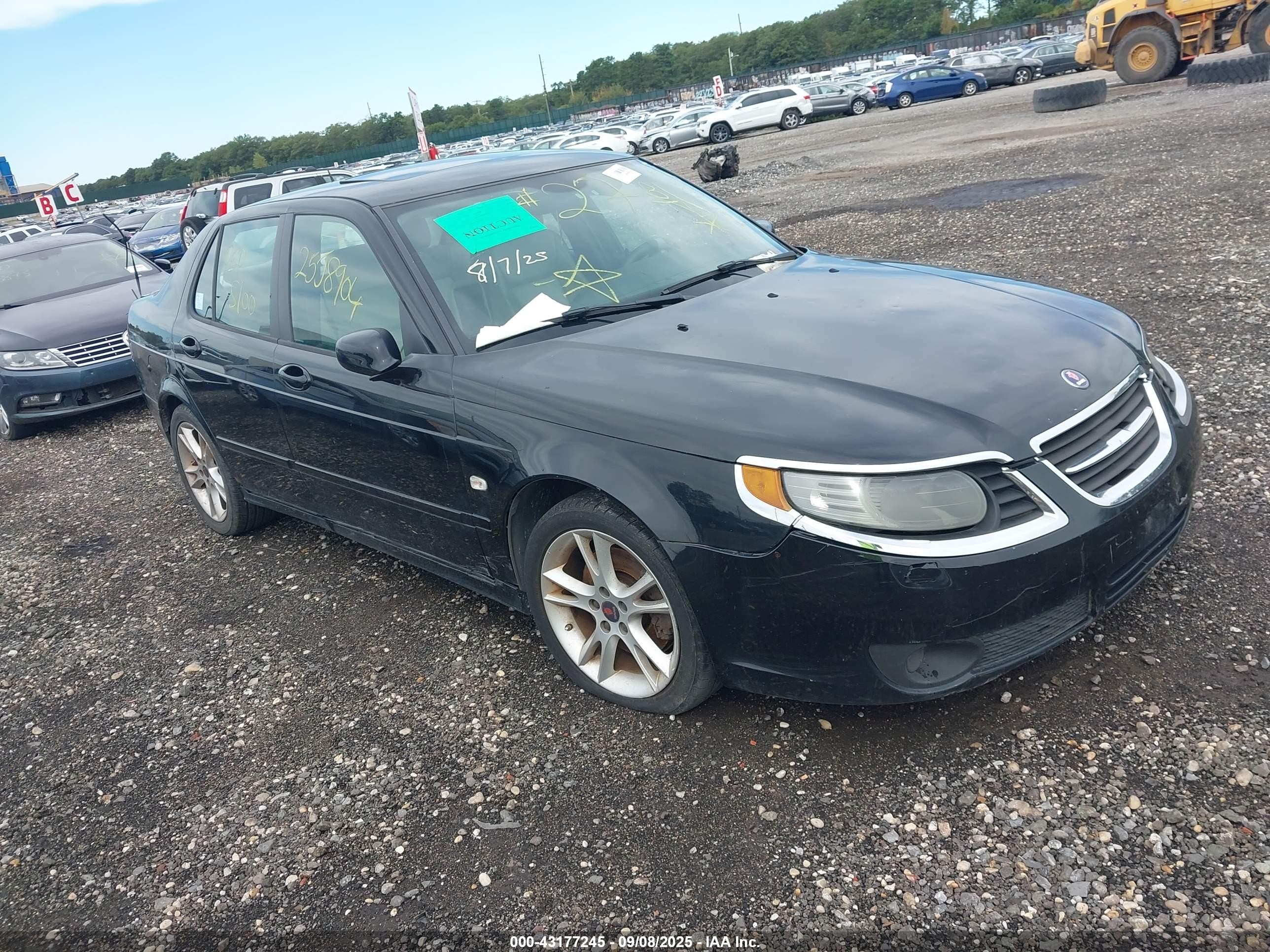 2008 Saab 9-5 2.3t Black vin: YS3ED49GX83509095