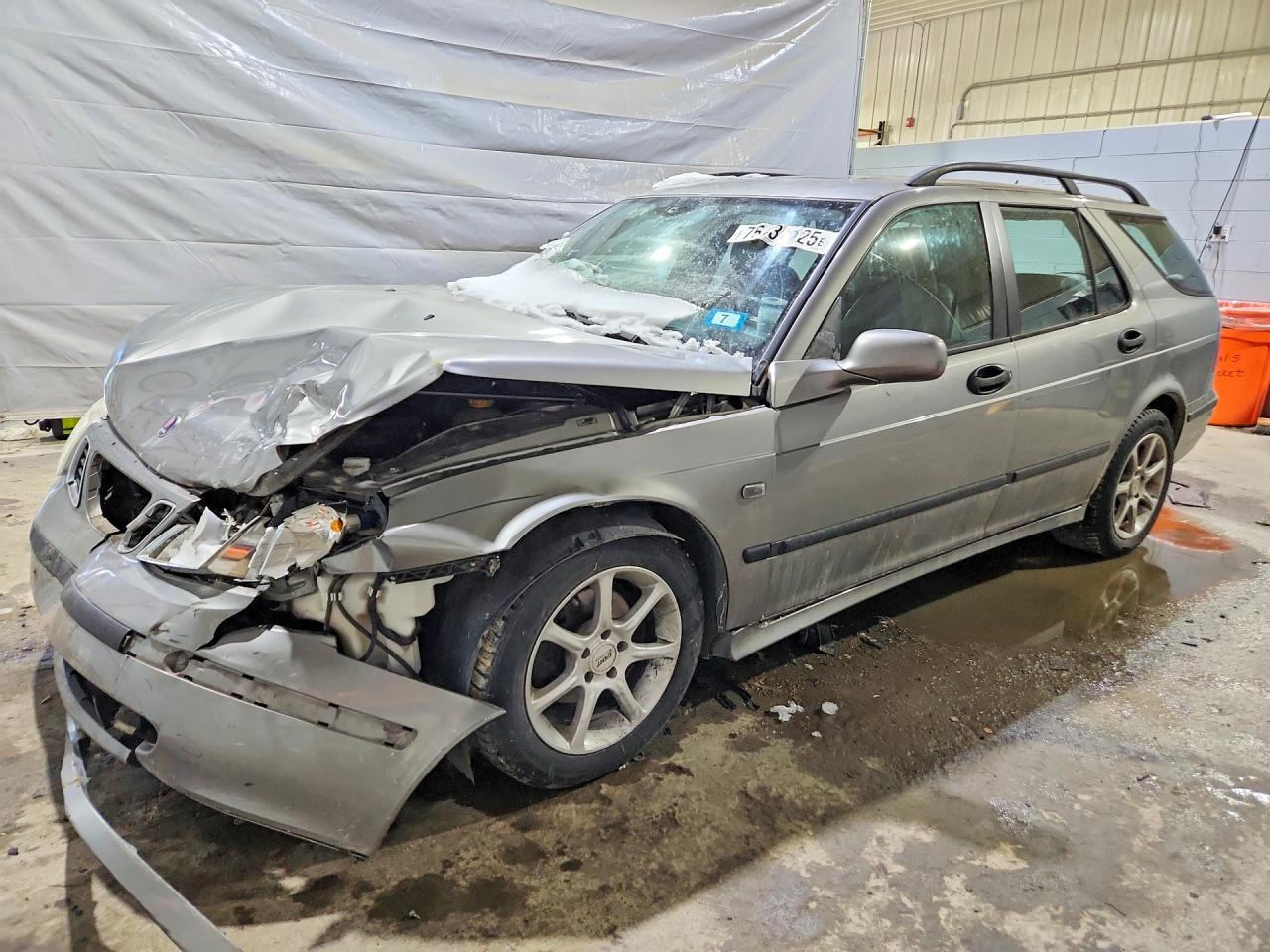2005 Saab 9-5 Arc Gray vin: YS3ED59A953523809
