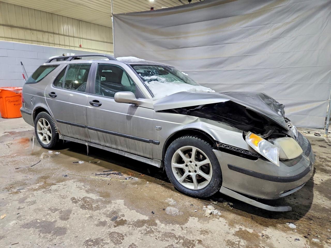 2005 Saab 9-5 Arc Gray vin: YS3ED59A953523809