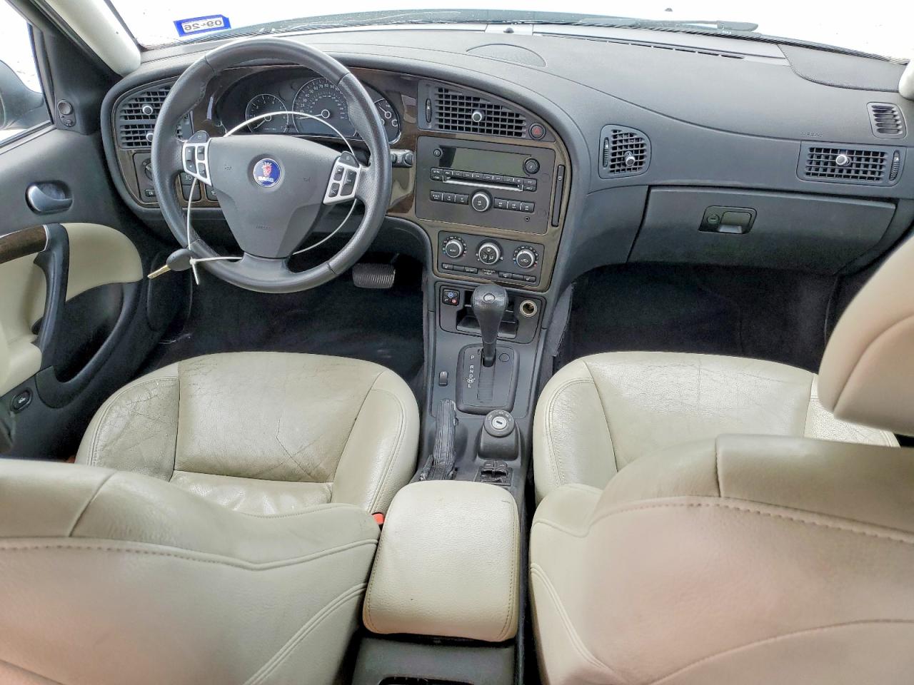 2008 Saab 9-5 2.3t Синий vin: YS3ED59G583505008