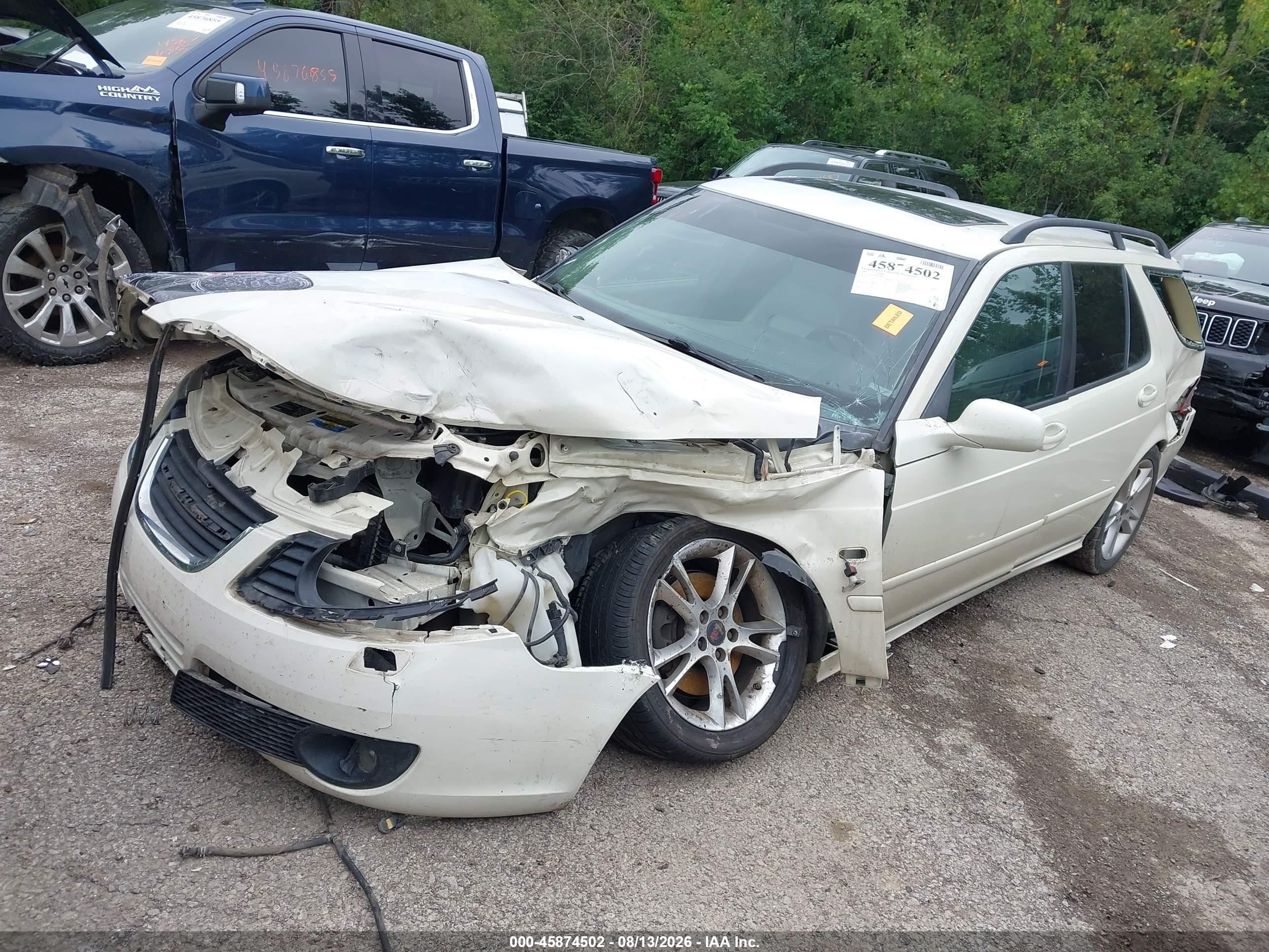 2006 Saab 9-5 2.3t White vin: YS3ED59G863506313