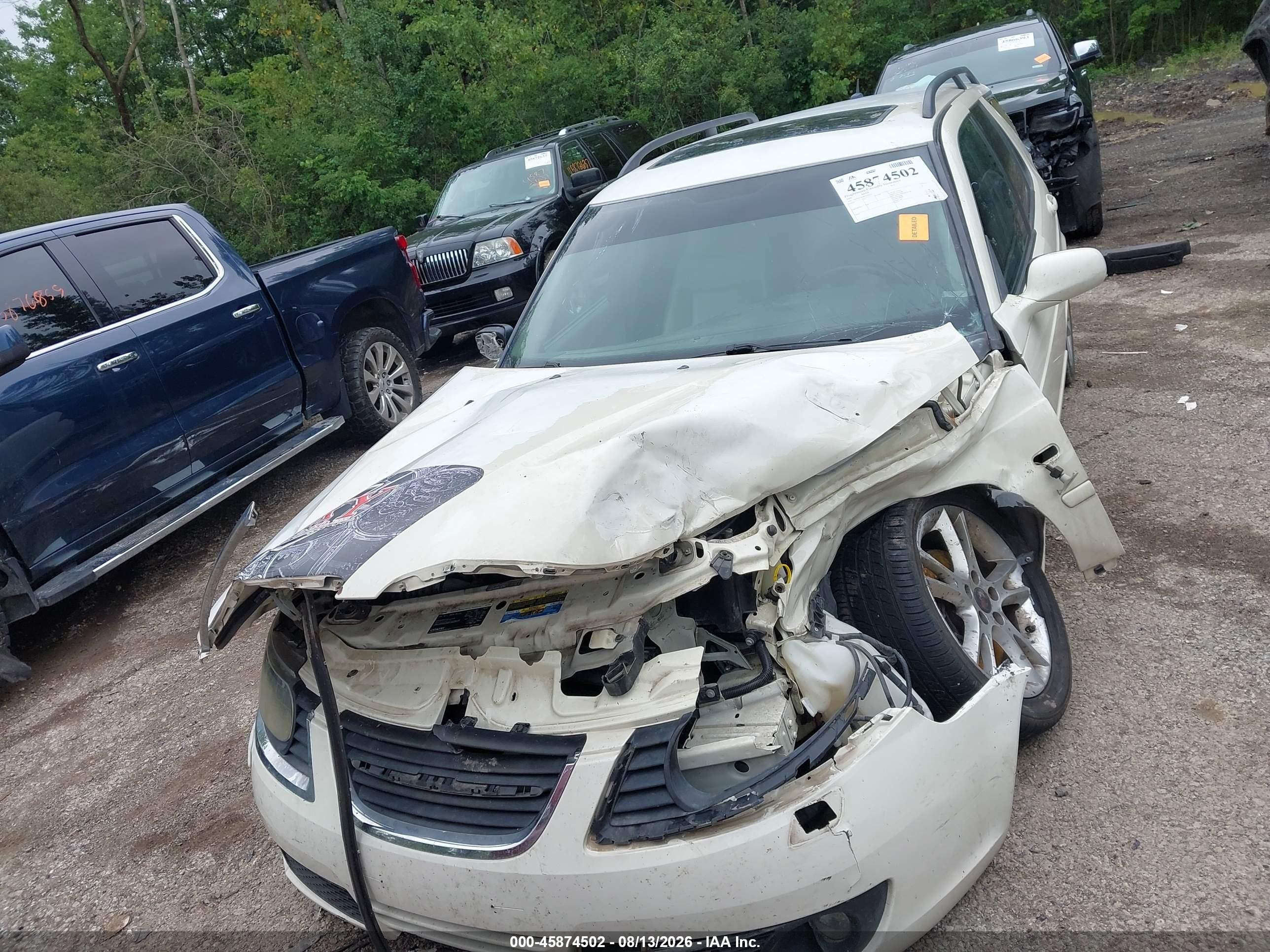 2006 Saab 9-5 2.3t White vin: YS3ED59G863506313