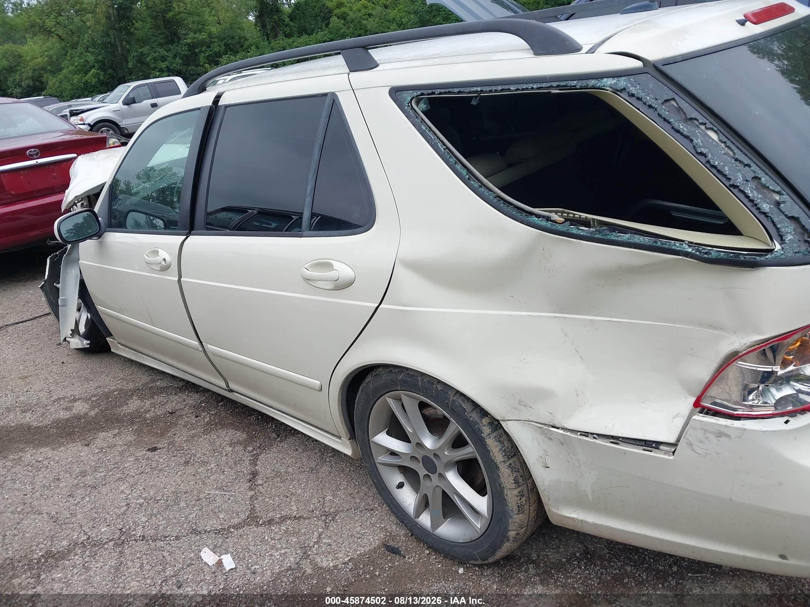 2006 Saab 9-5 2.3t White vin: YS3ED59G863506313