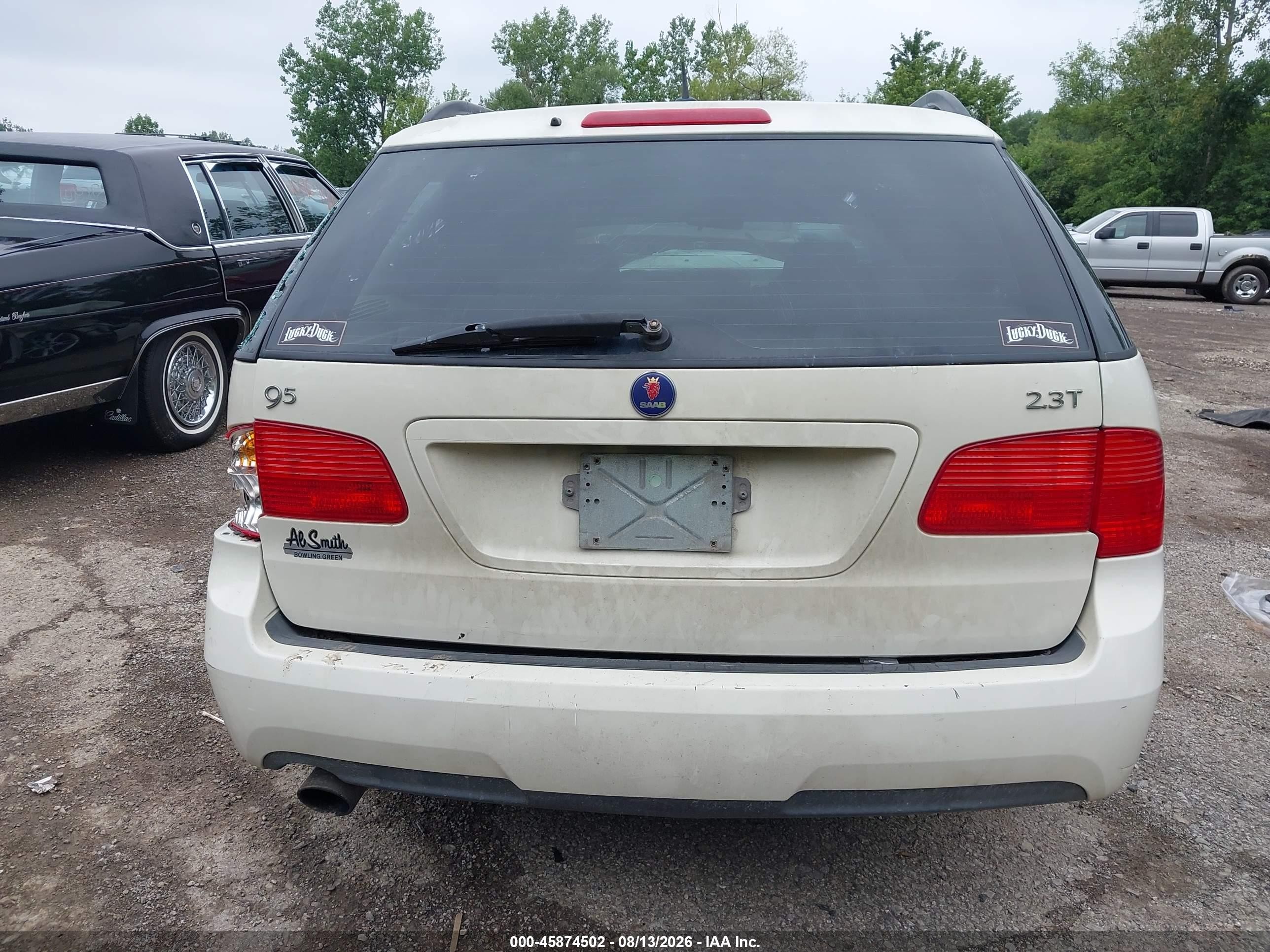2006 Saab 9-5 2.3t White vin: YS3ED59G863506313