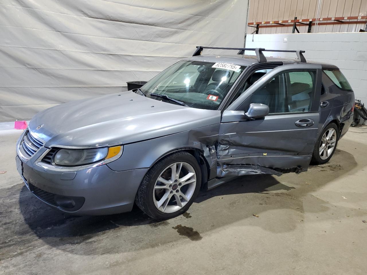 2007 Saab 9-5 2.3t Gray vin: YS3ED59G973516494