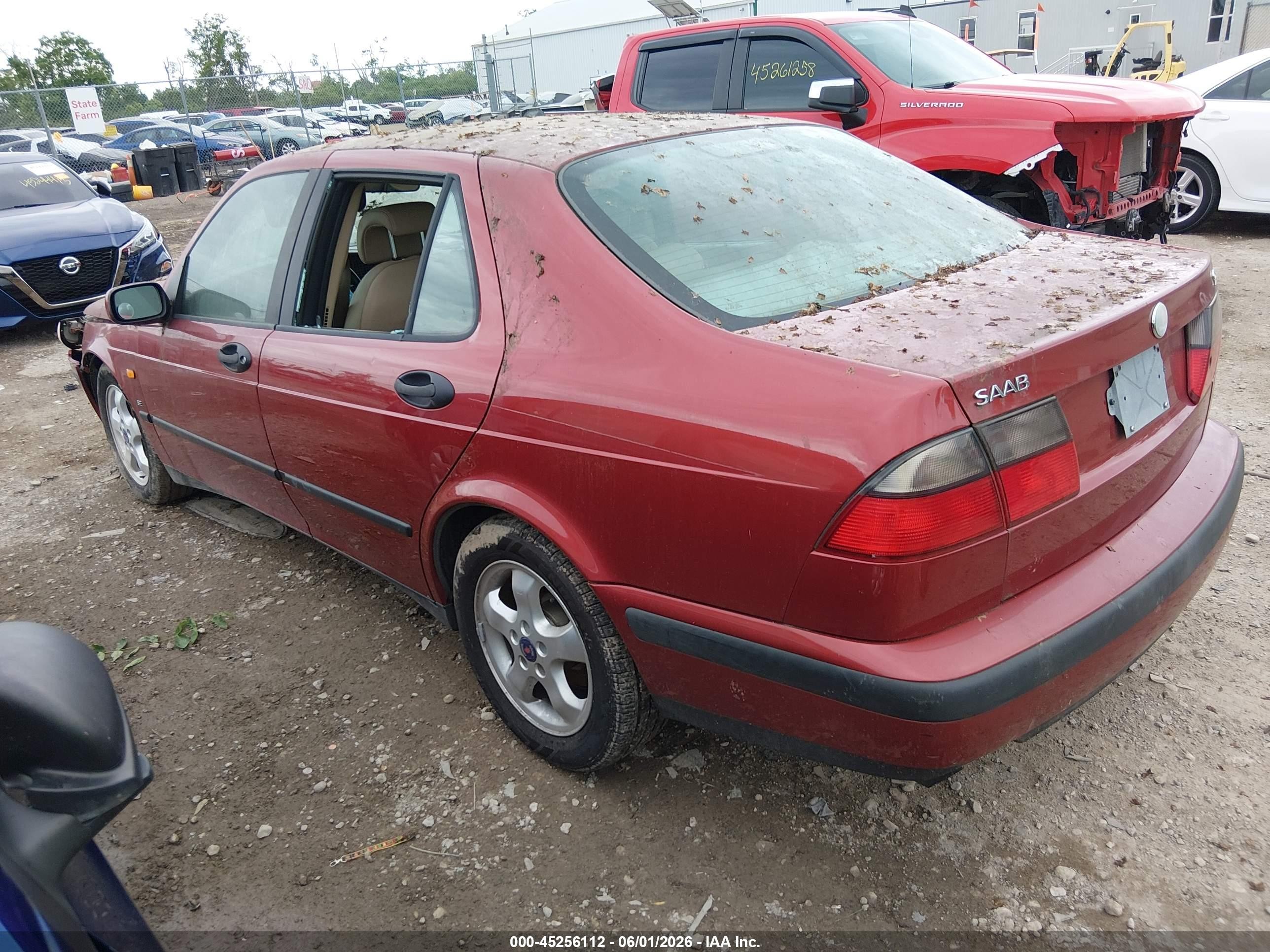 1999 Saab 9-5 Se Красный vin: YS3EF48E8X3004925