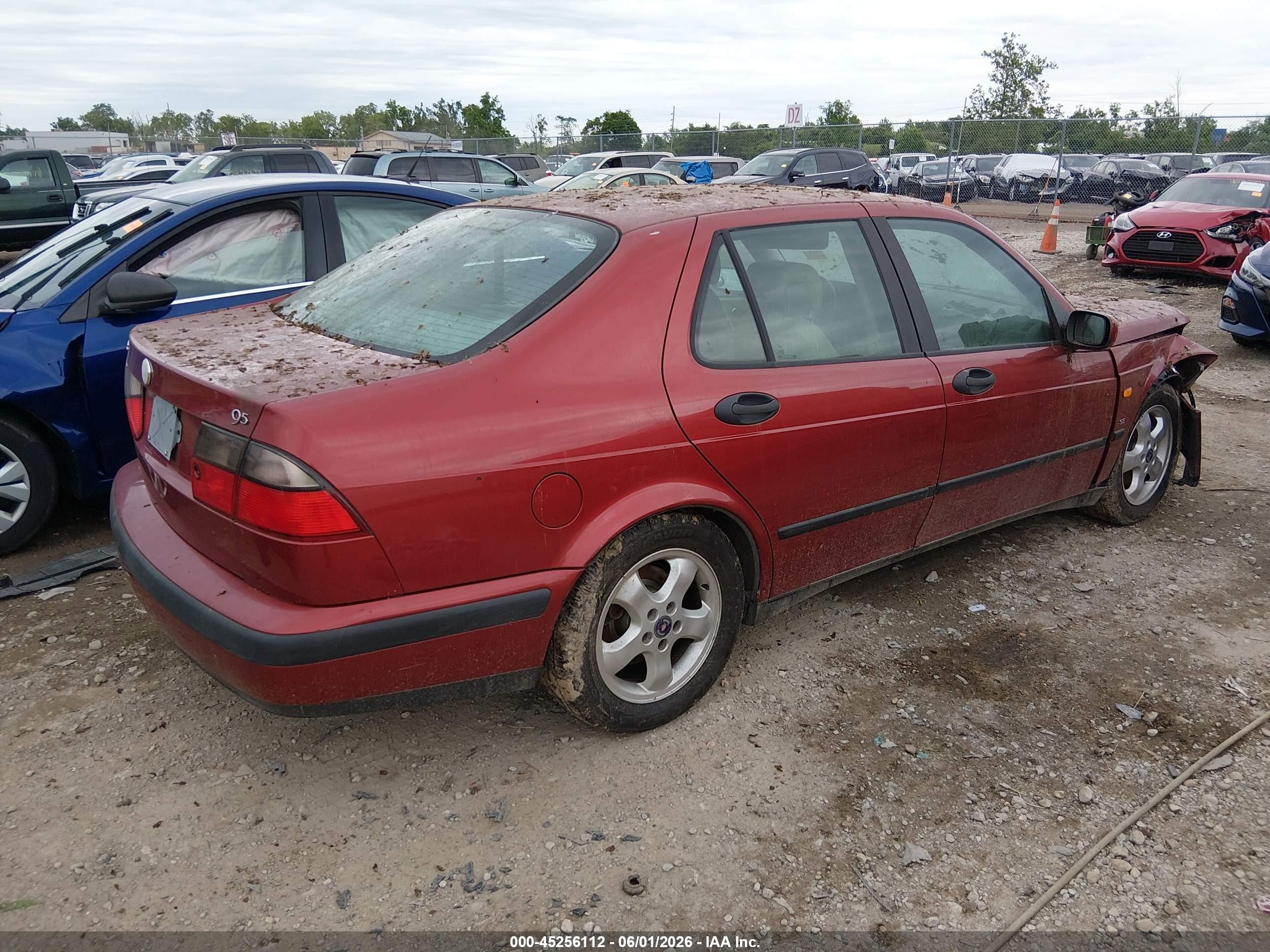 1999 Saab 9-5 Se Красный vin: YS3EF48E8X3004925