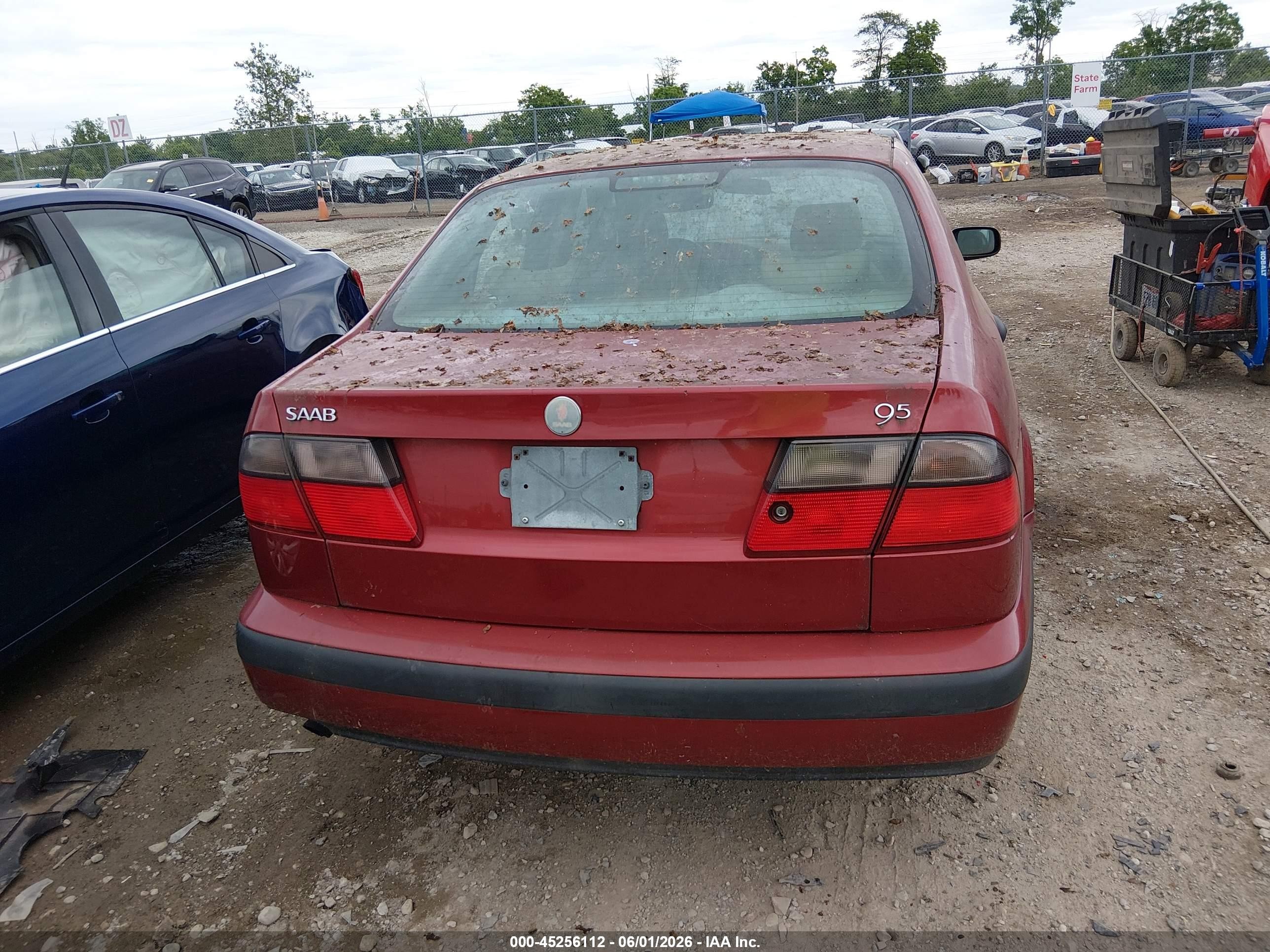 1999 Saab 9-5 Se Красный vin: YS3EF48E8X3004925