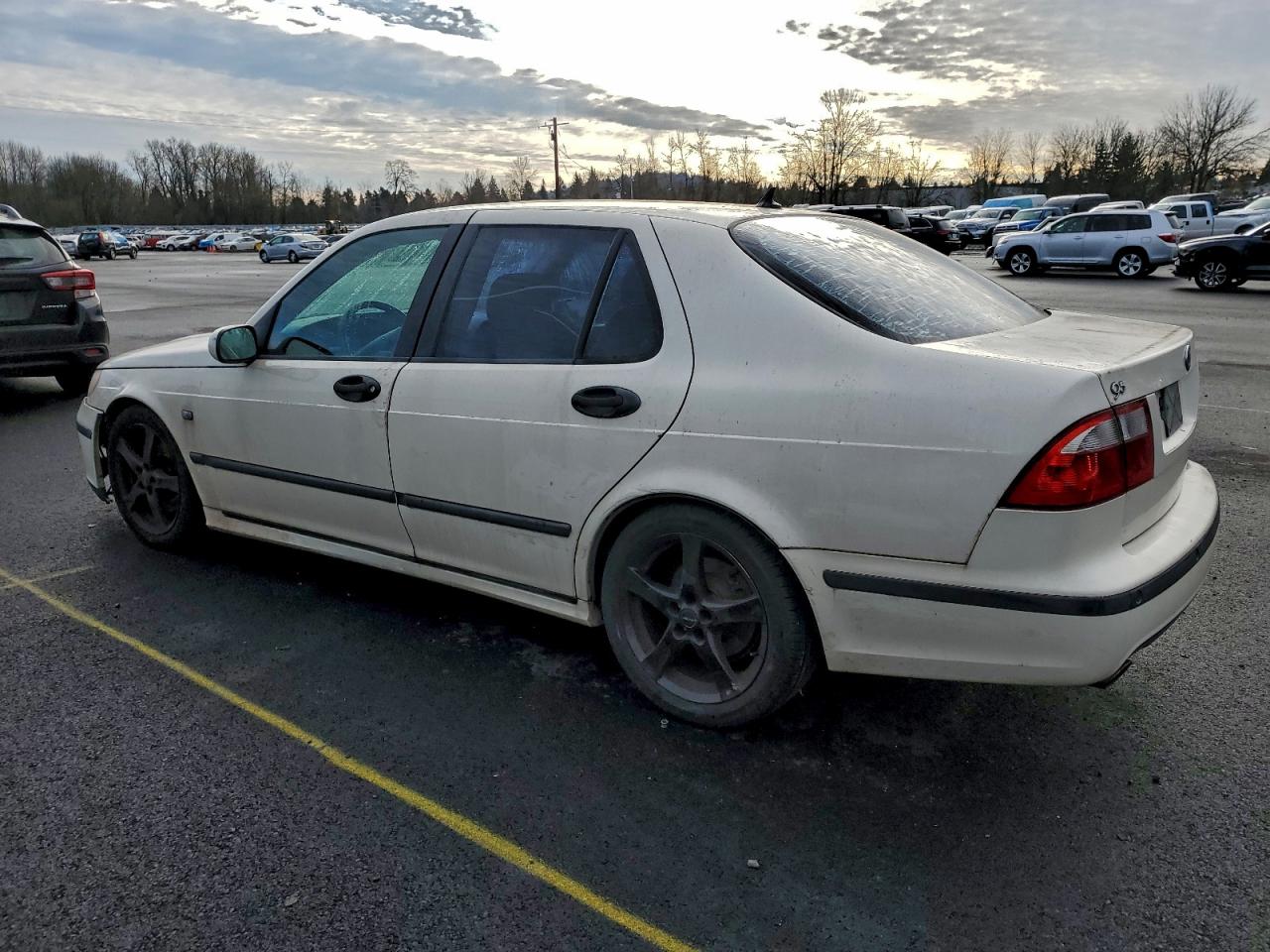 2005 Saab 9-5 Aero White vin: YS3EH49G253502772