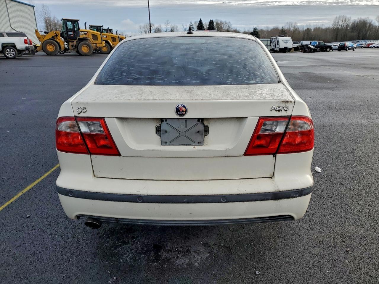 2005 Saab 9-5 Aero White vin: YS3EH49G253502772