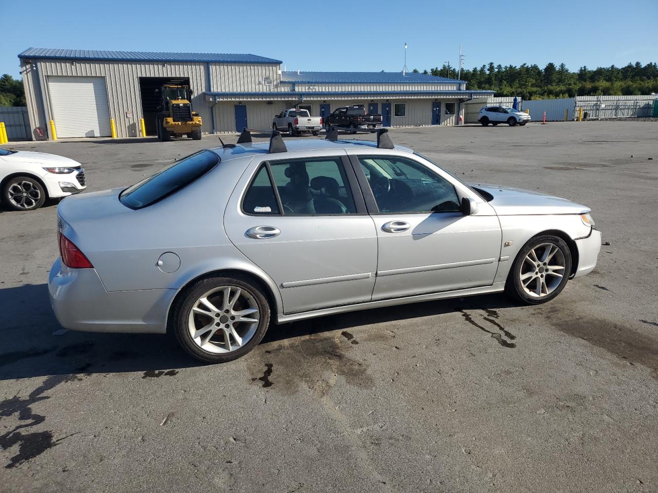 2007 Saab 9-5 Aero Серебряный vin: YS3EH49G273516187