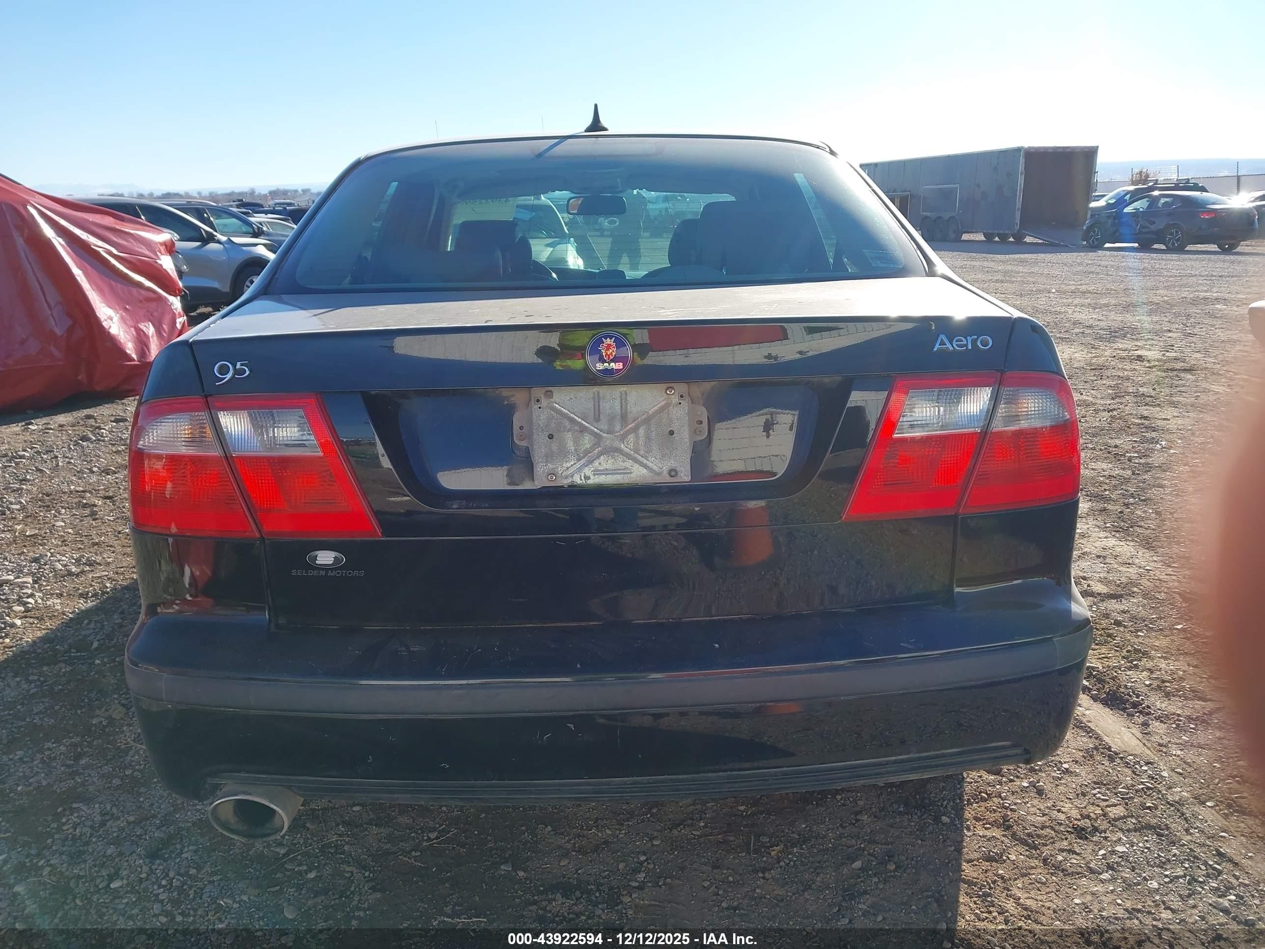 2004 Saab 9-5 Aero Black vin: YS3EH49G543018061