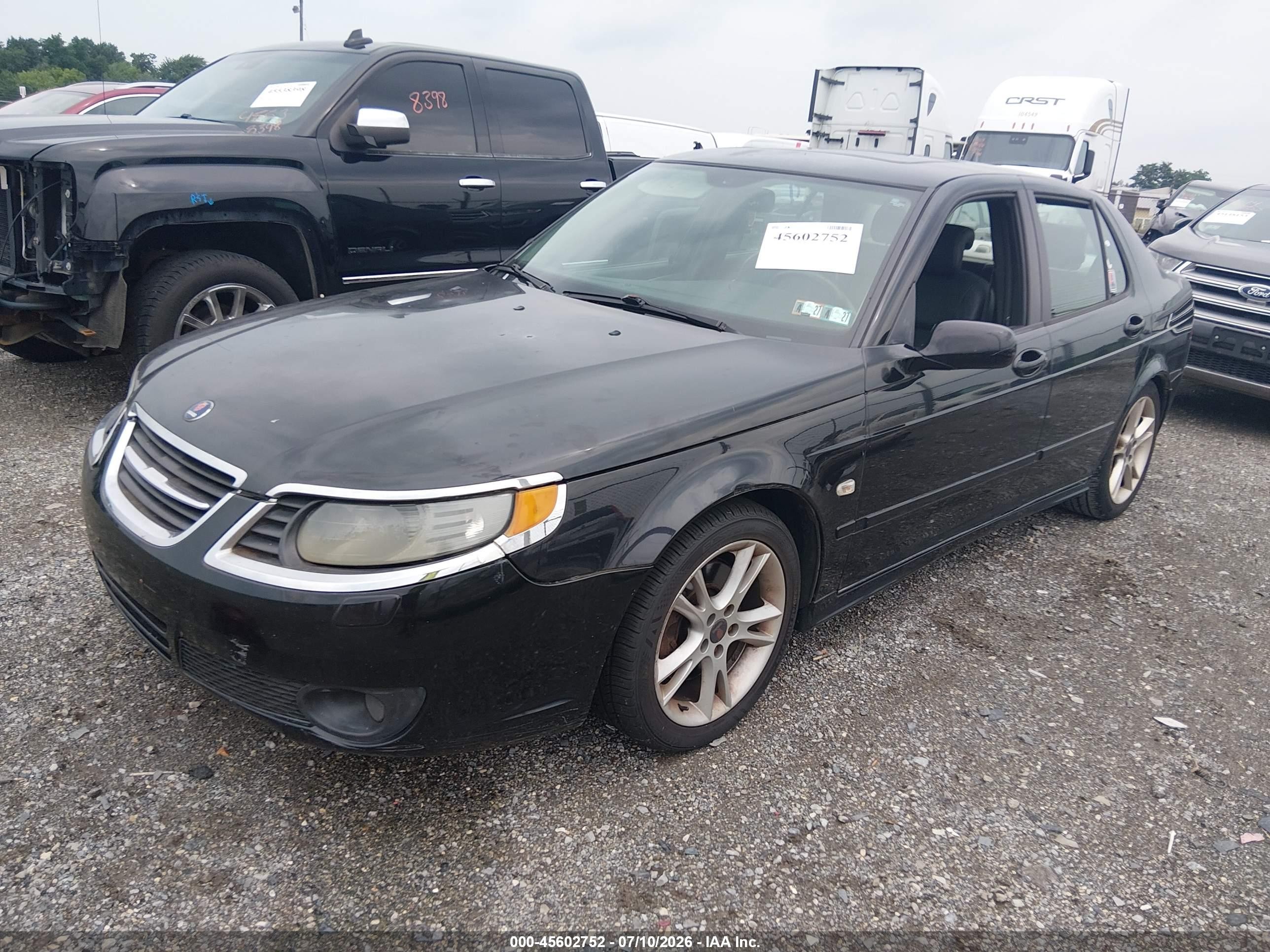 2006 Saab 9-5 2.3t Sport Черный vin: YS3EH49G663517101