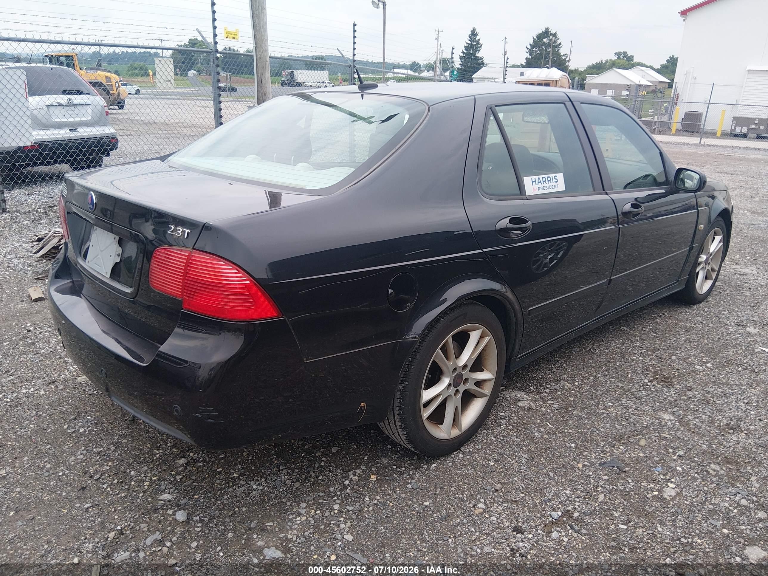 2006 Saab 9-5 2.3t Sport Черный vin: YS3EH49G663517101