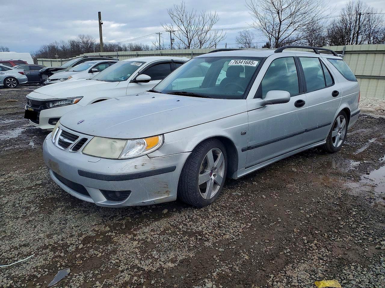 2005 Saab 9-5 Aero Silver vin: YS3EH59G153508956