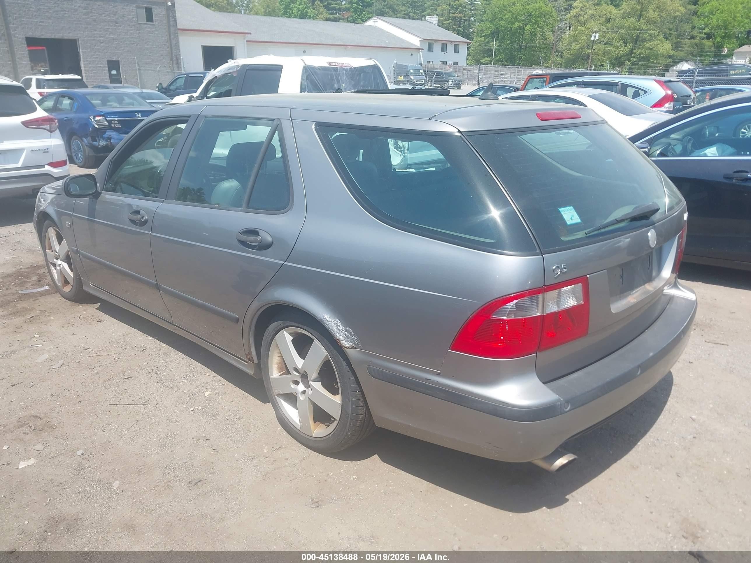 2005 Saab 9-5 Aero Gray vin: YS3EH59G553505896