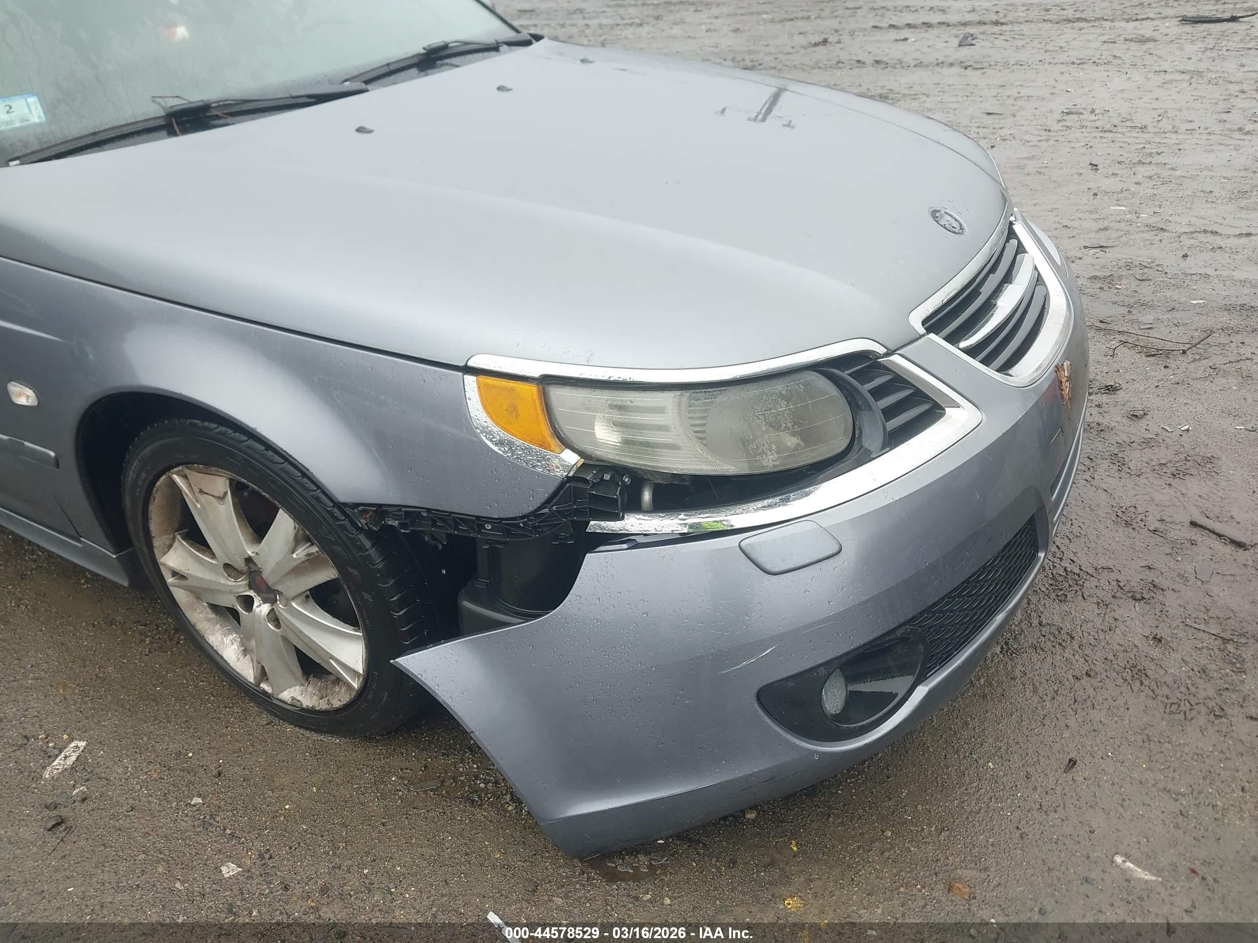 2008 Saab 9-5 Aero Blue vin: YS3EH59G683501165
