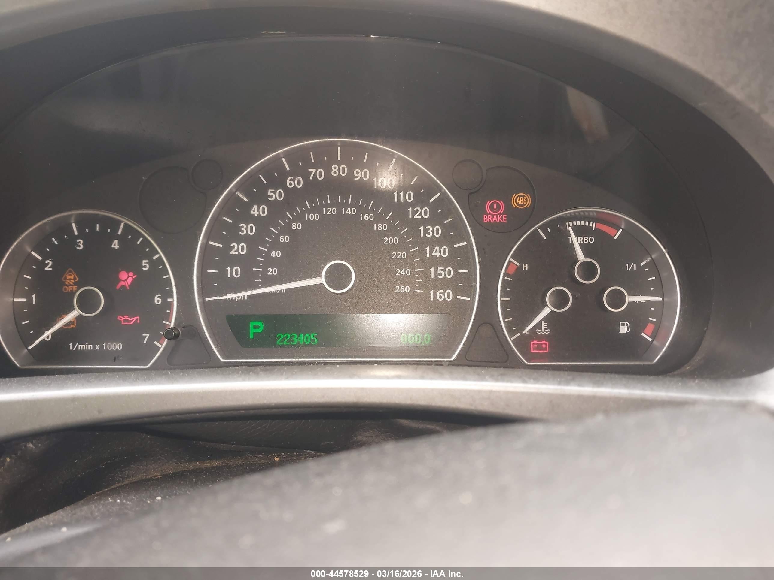 2008 Saab 9-5 Aero Blue vin: YS3EH59G683501165