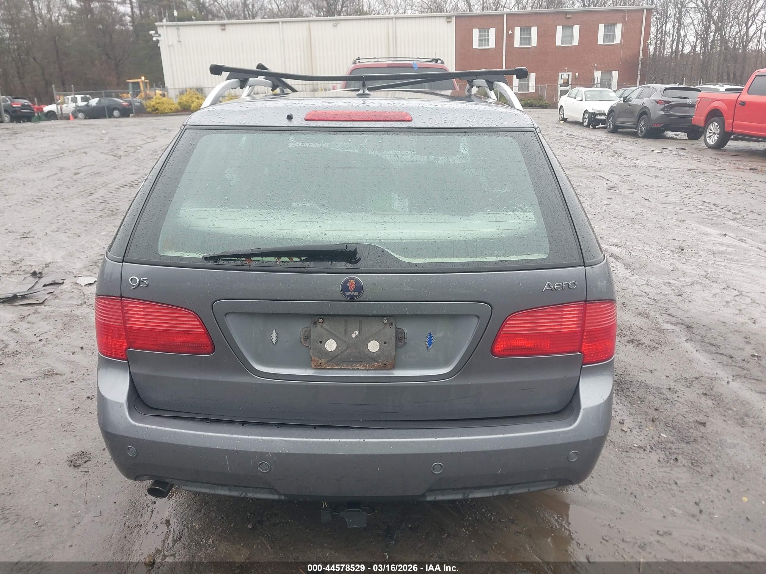 2008 Saab 9-5 Aero Blue vin: YS3EH59G683501165